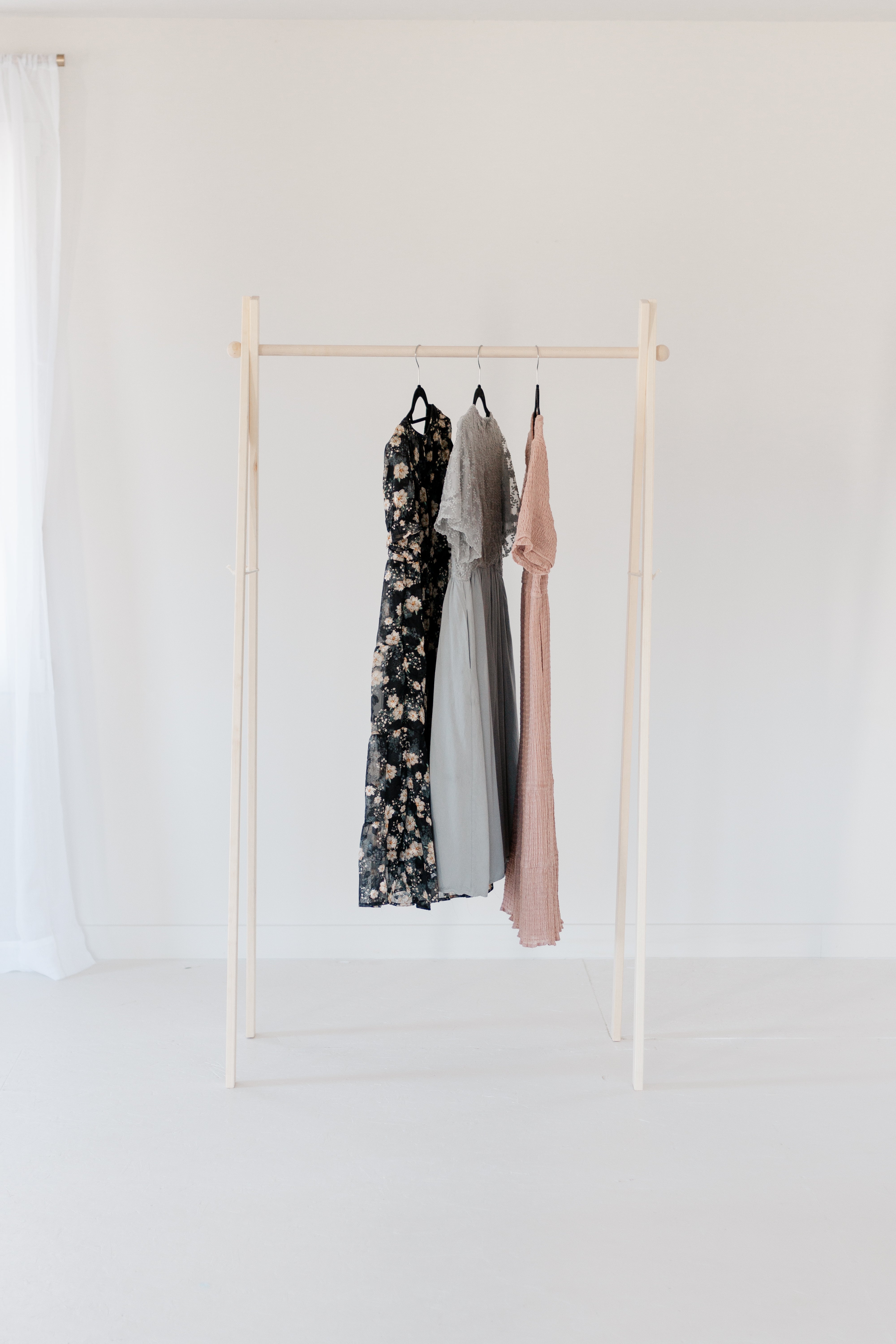 Flawed/discounted Large Wooden Clothing Rack