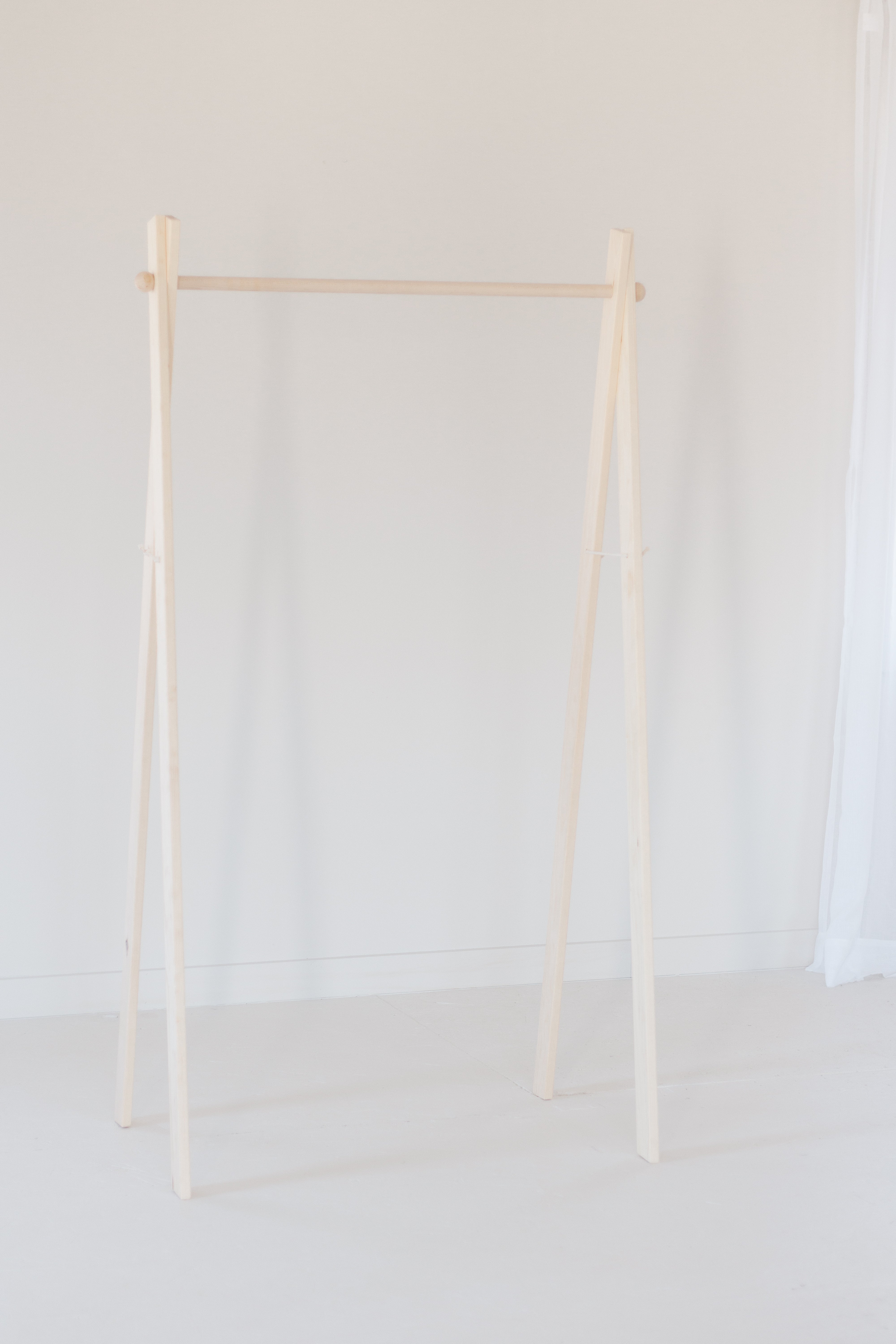 Flawed/discounted Large Wooden Clothing Rack