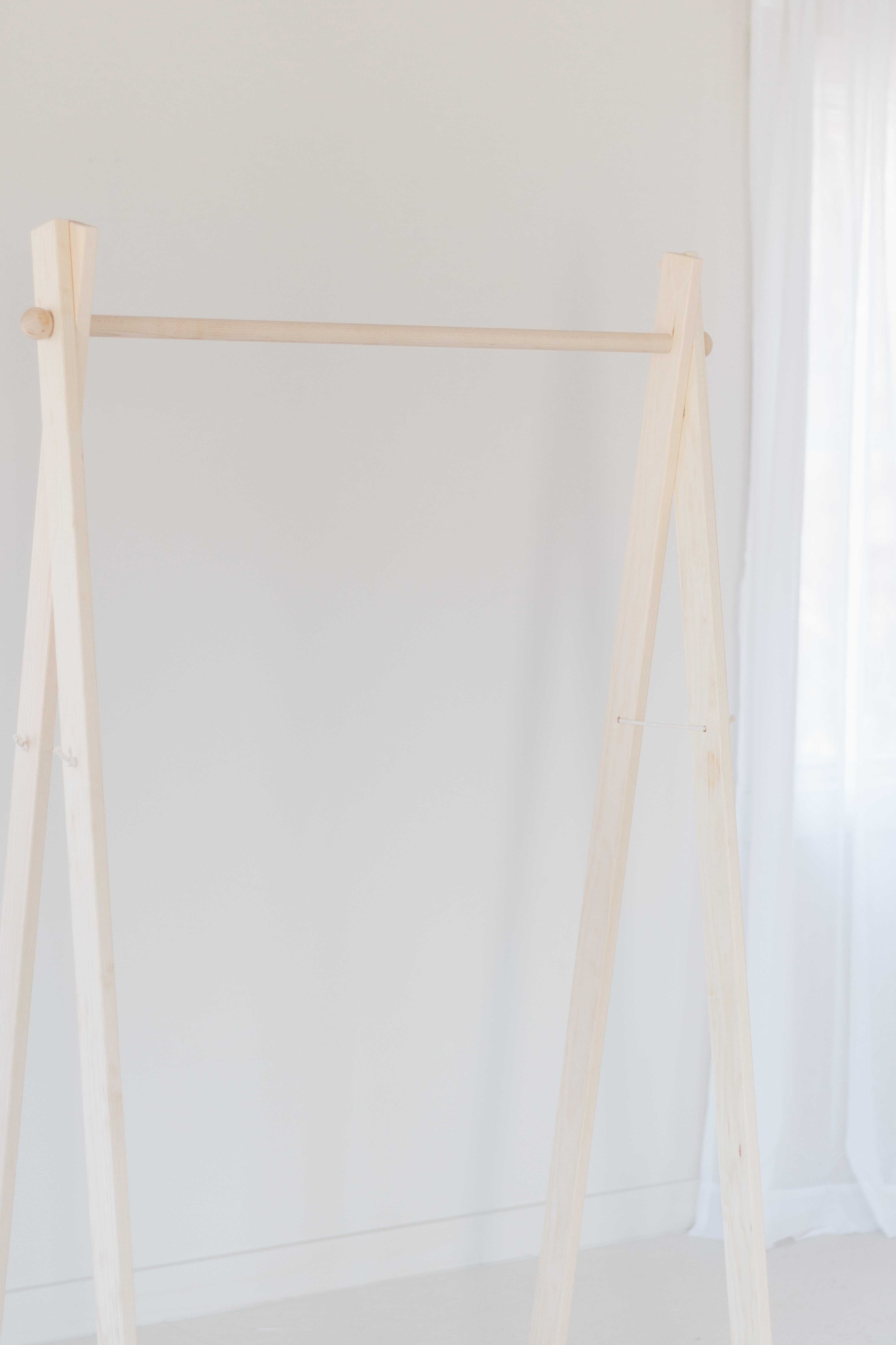 Flawed/discounted Large Wooden Clothing Rack