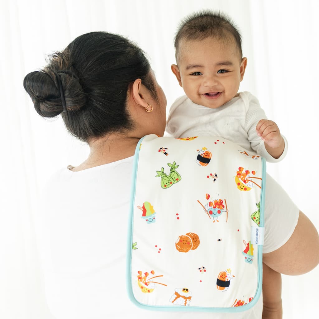 Island Mixed Plate Burp Cloth