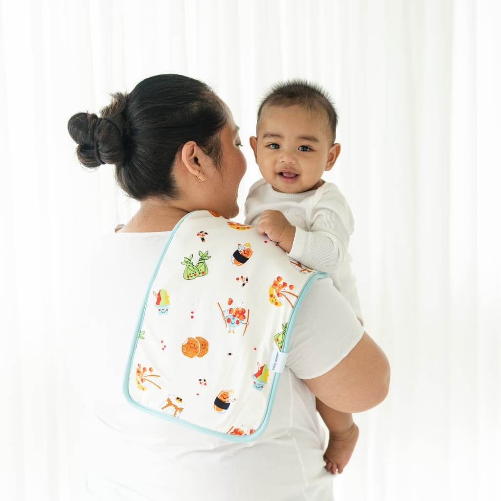 Island Mixed Plate Burp Cloth