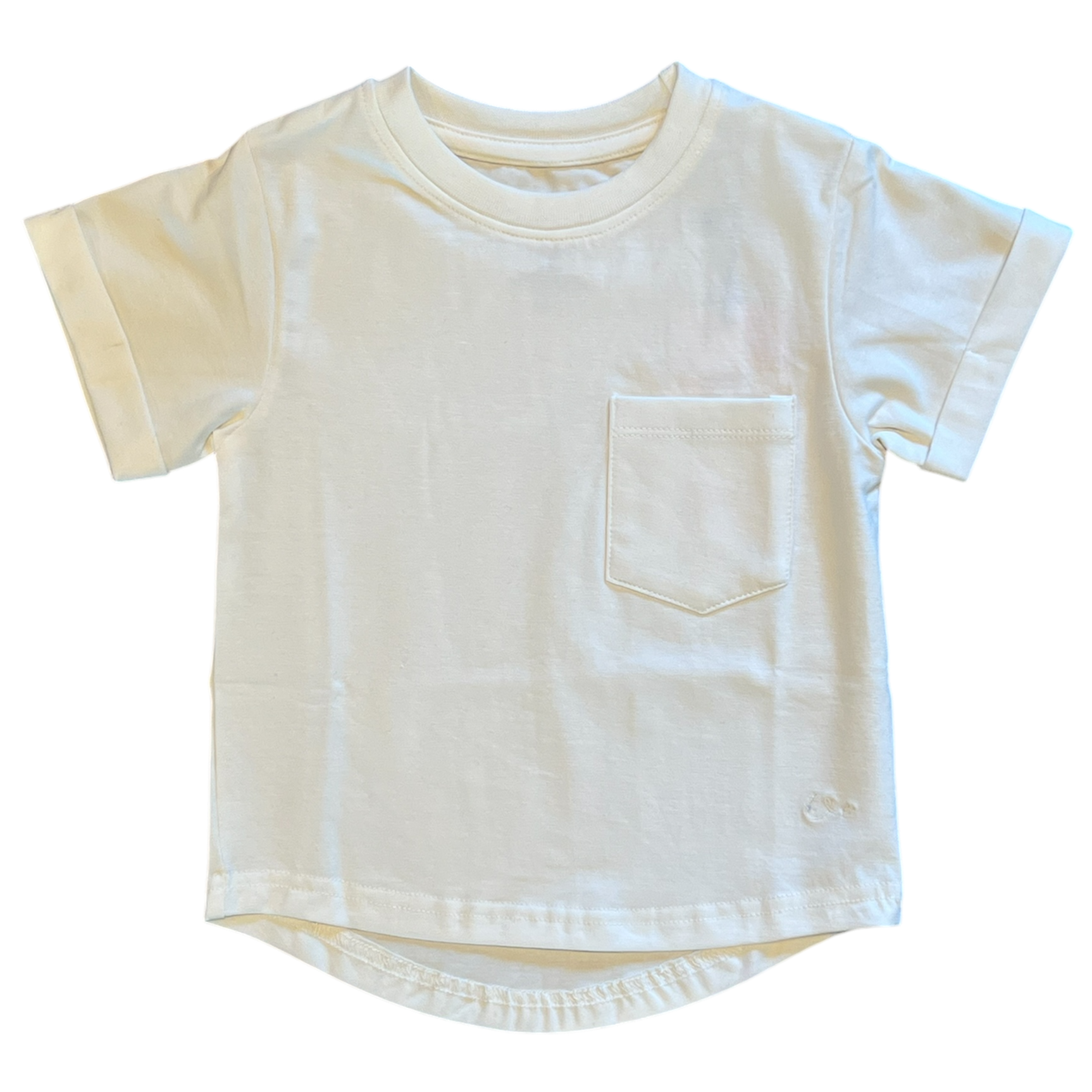 Ivory Boxy Kids Tee