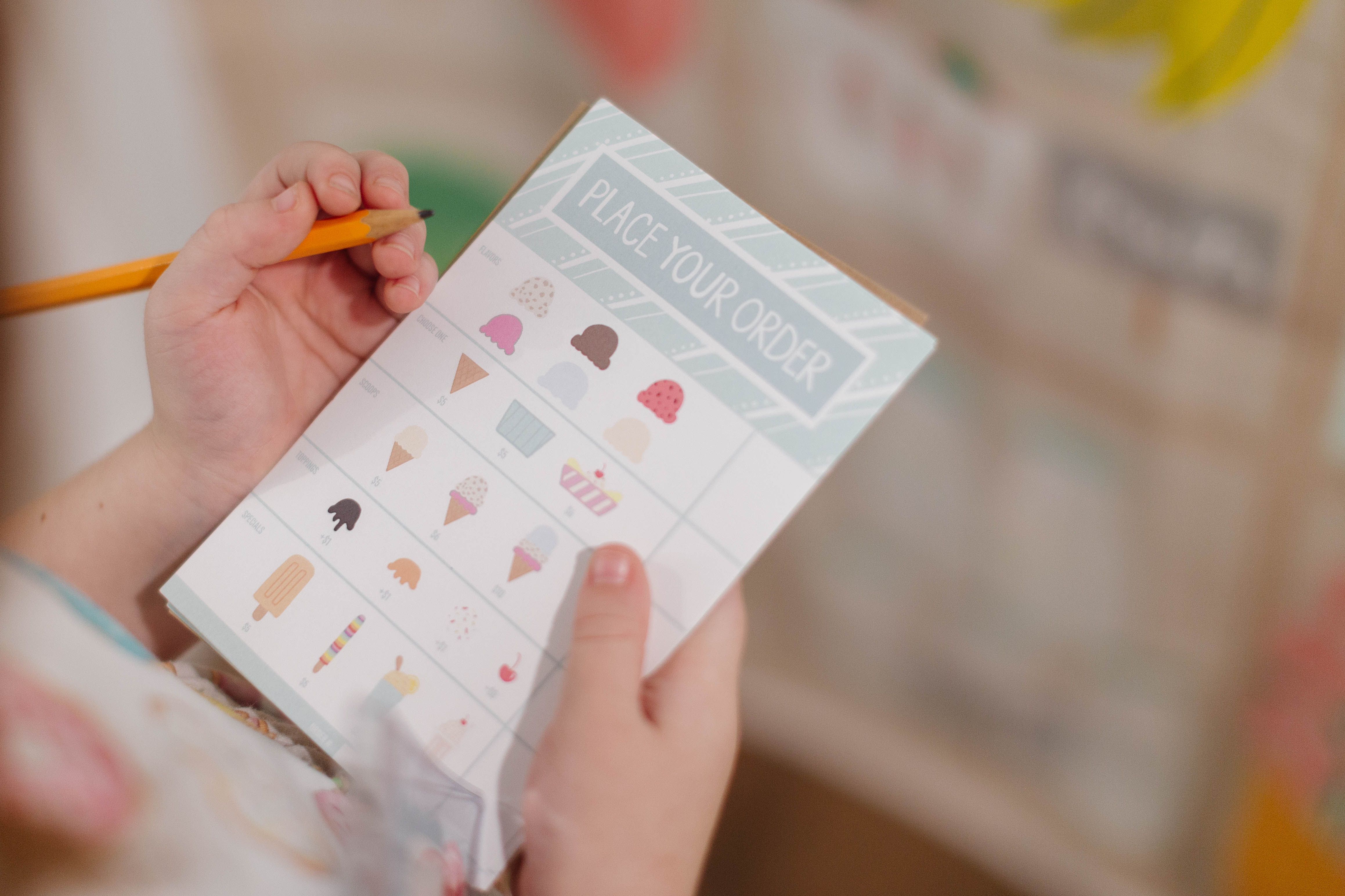 Ice Cream Shop Activity Set