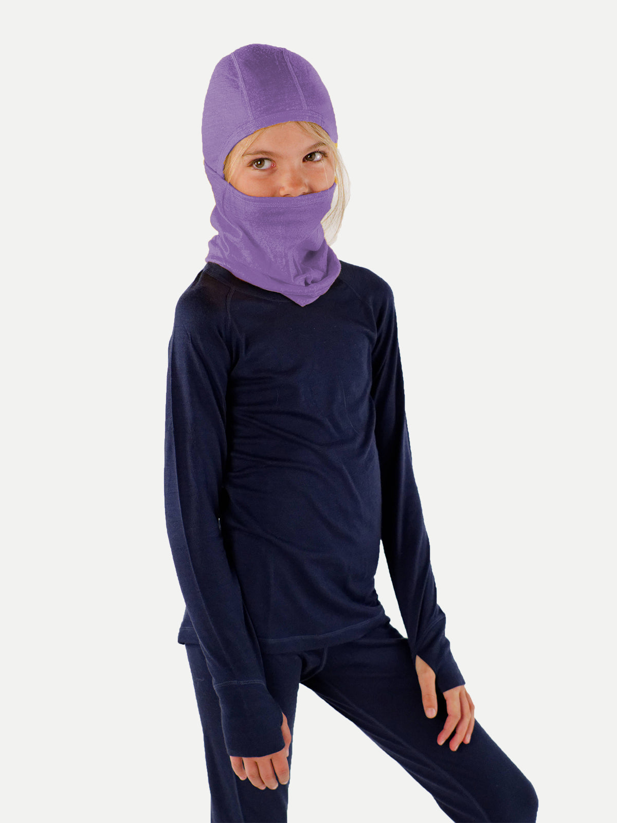 Merino Balaclava With Ponytail Hole – All Ages