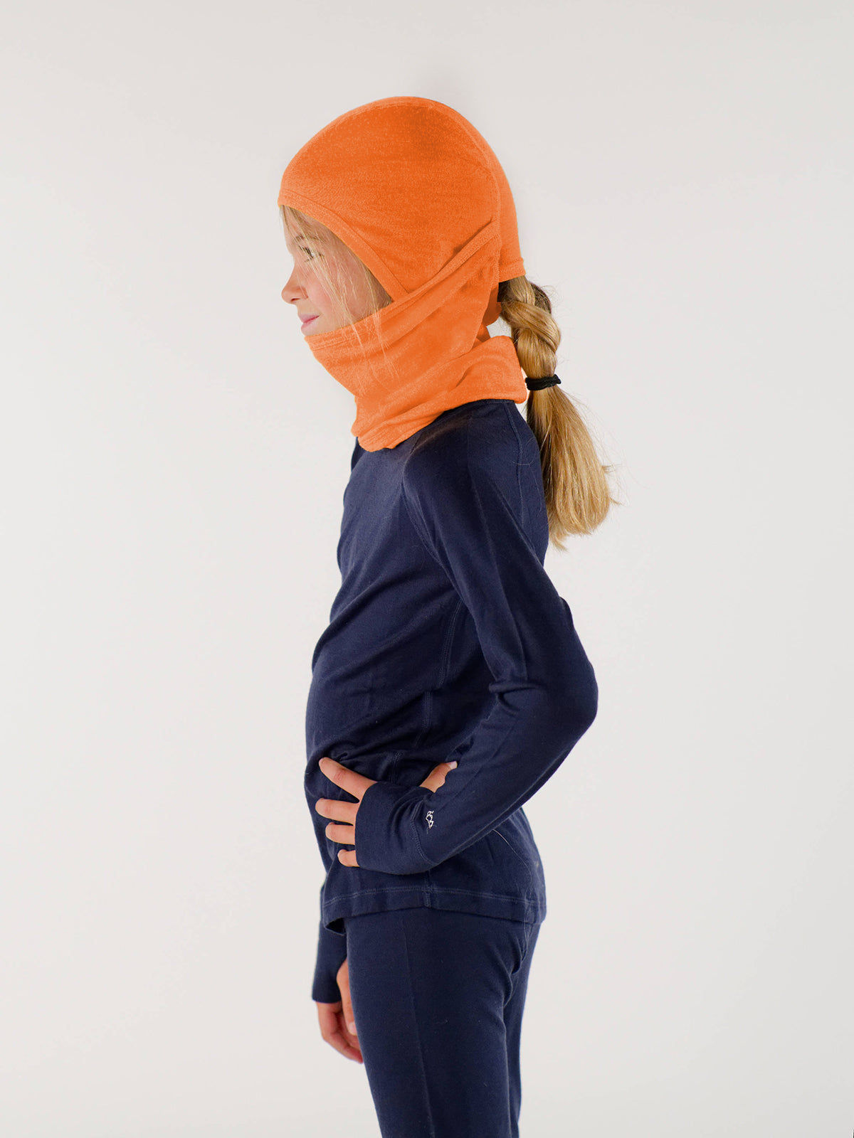 Merino Balaclava With Ponytail Hole – All Ages