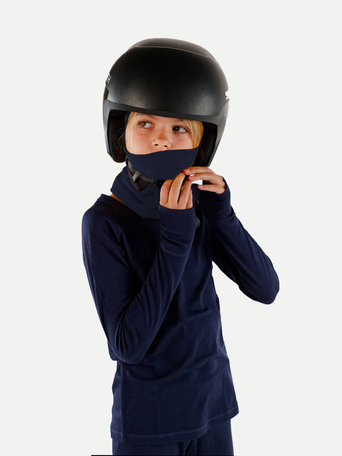 Merino Balaclava With Ponytail Hole – All Ages
