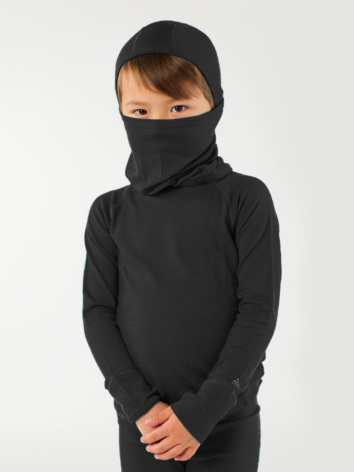 Merino Balaclava With Ponytail Hole – All Ages