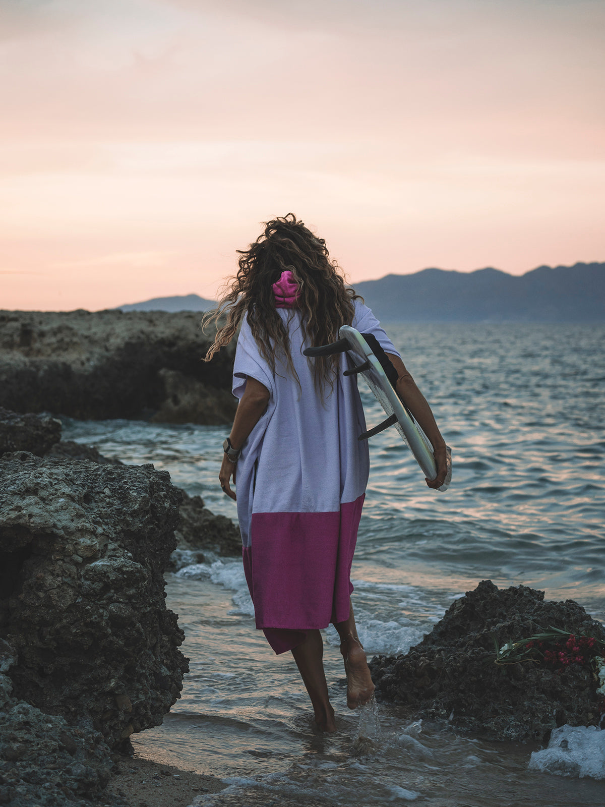 X Surreal Towel Poncho: Unisex