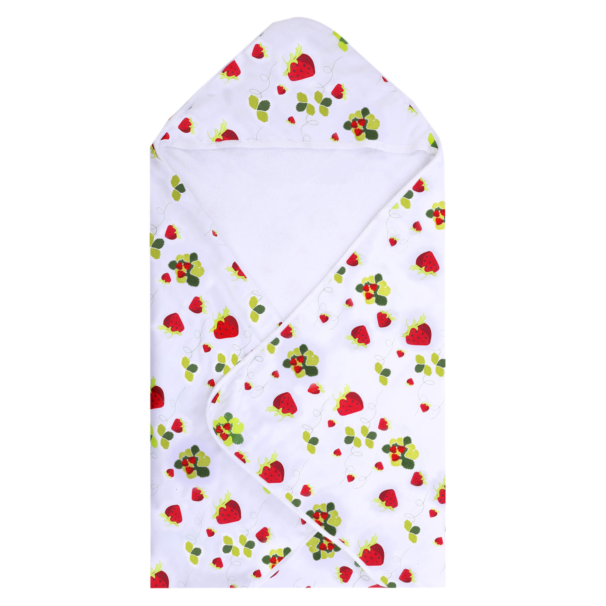 Bamboo Viscose Strawberry Hooded Towel