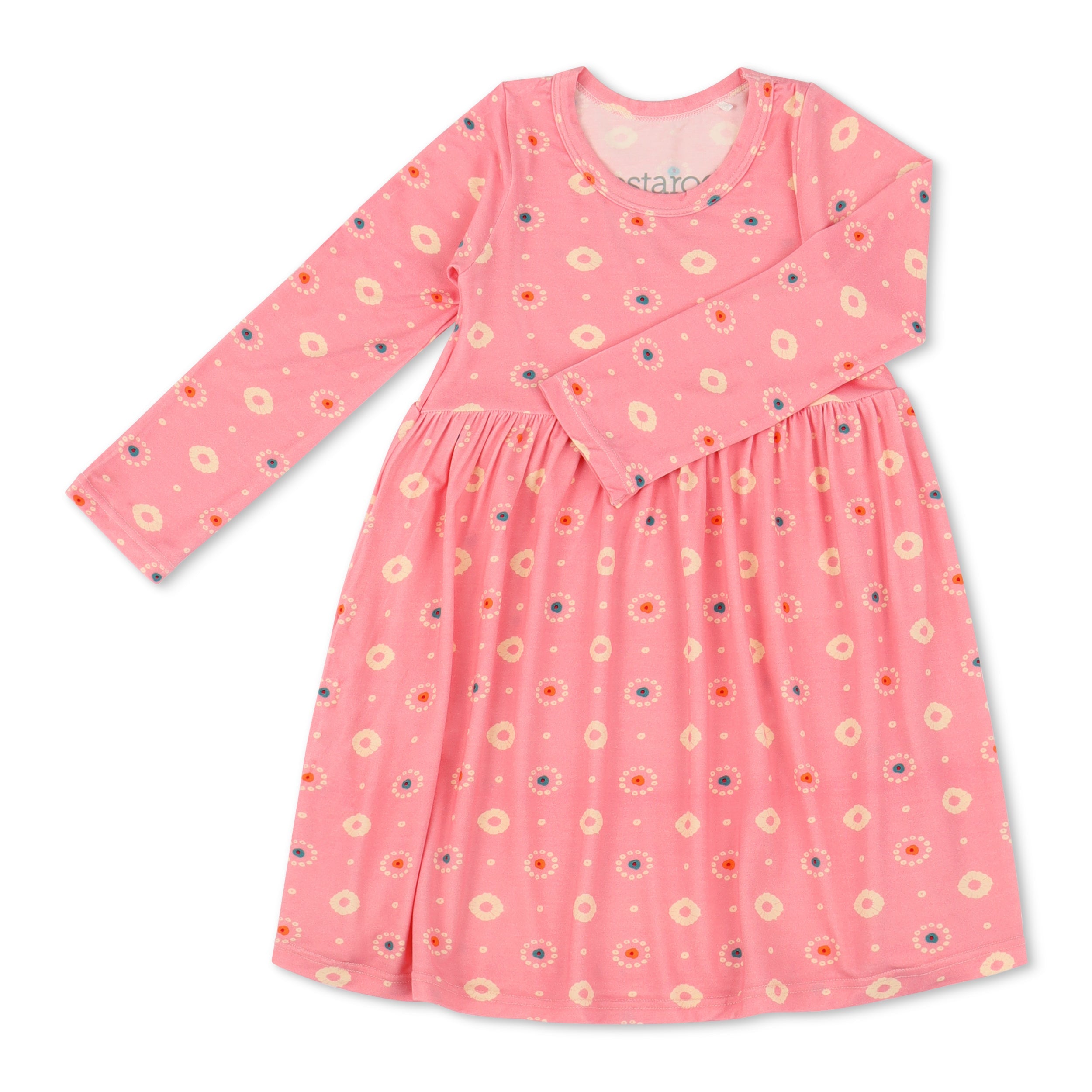 Pink Petals L/s Dress