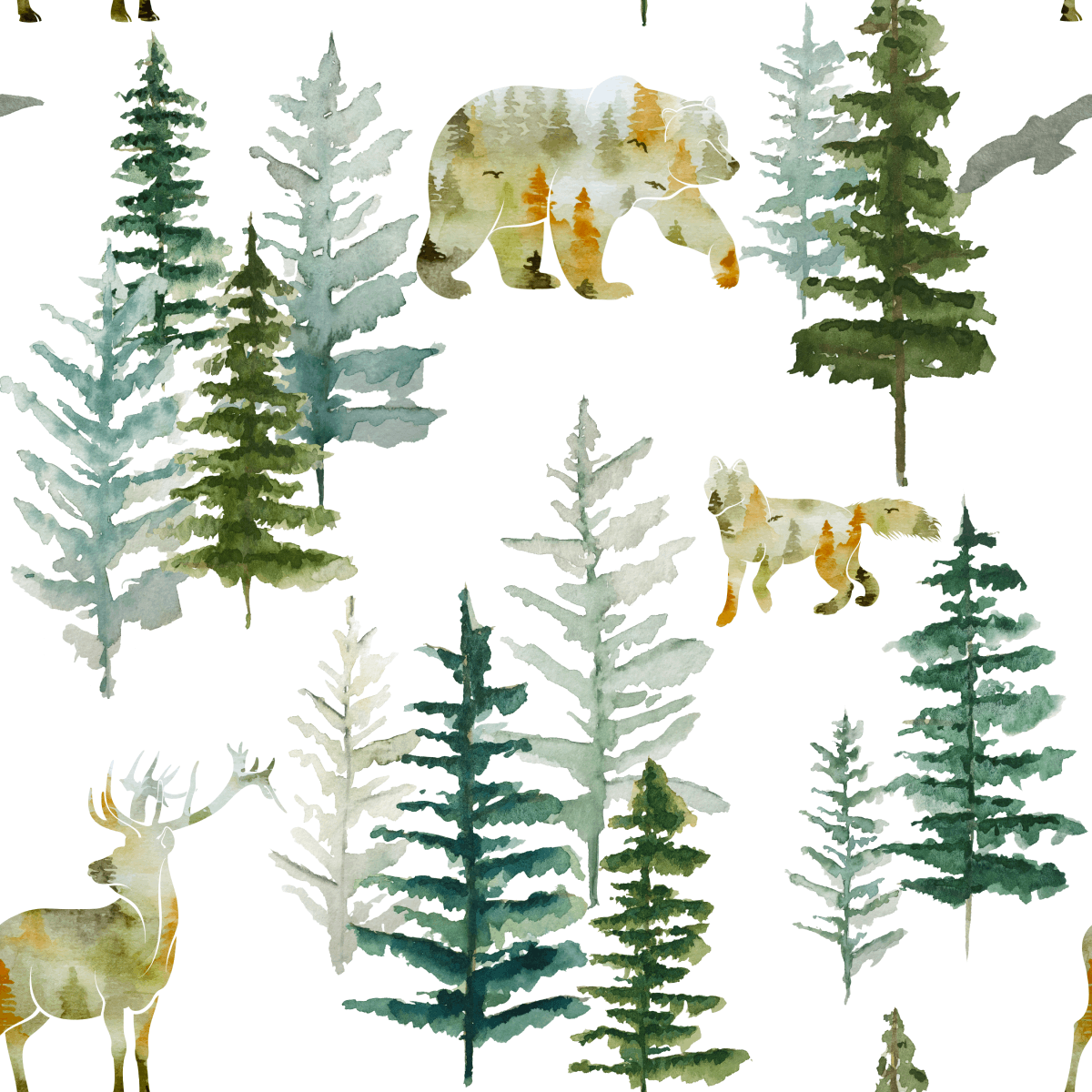In The Woods Minky Baby Blanket