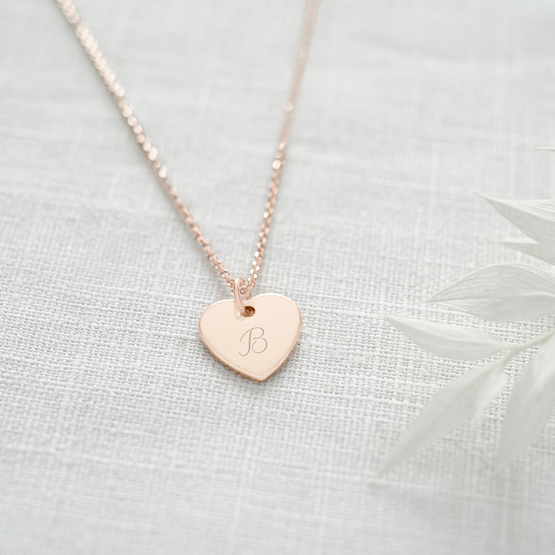 Mysha Personalized Eternal Initial Heart Pendant
