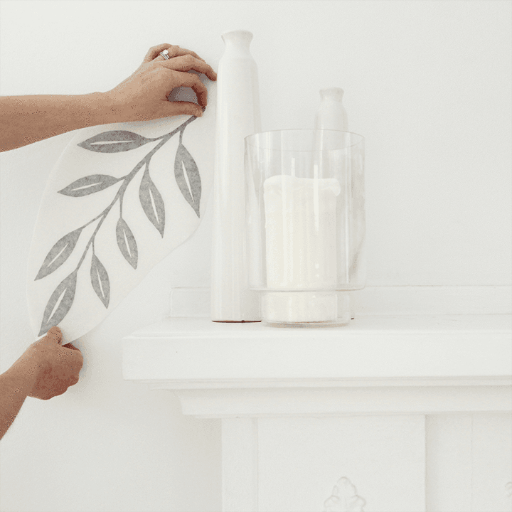 Inked Leaves Wall Decals