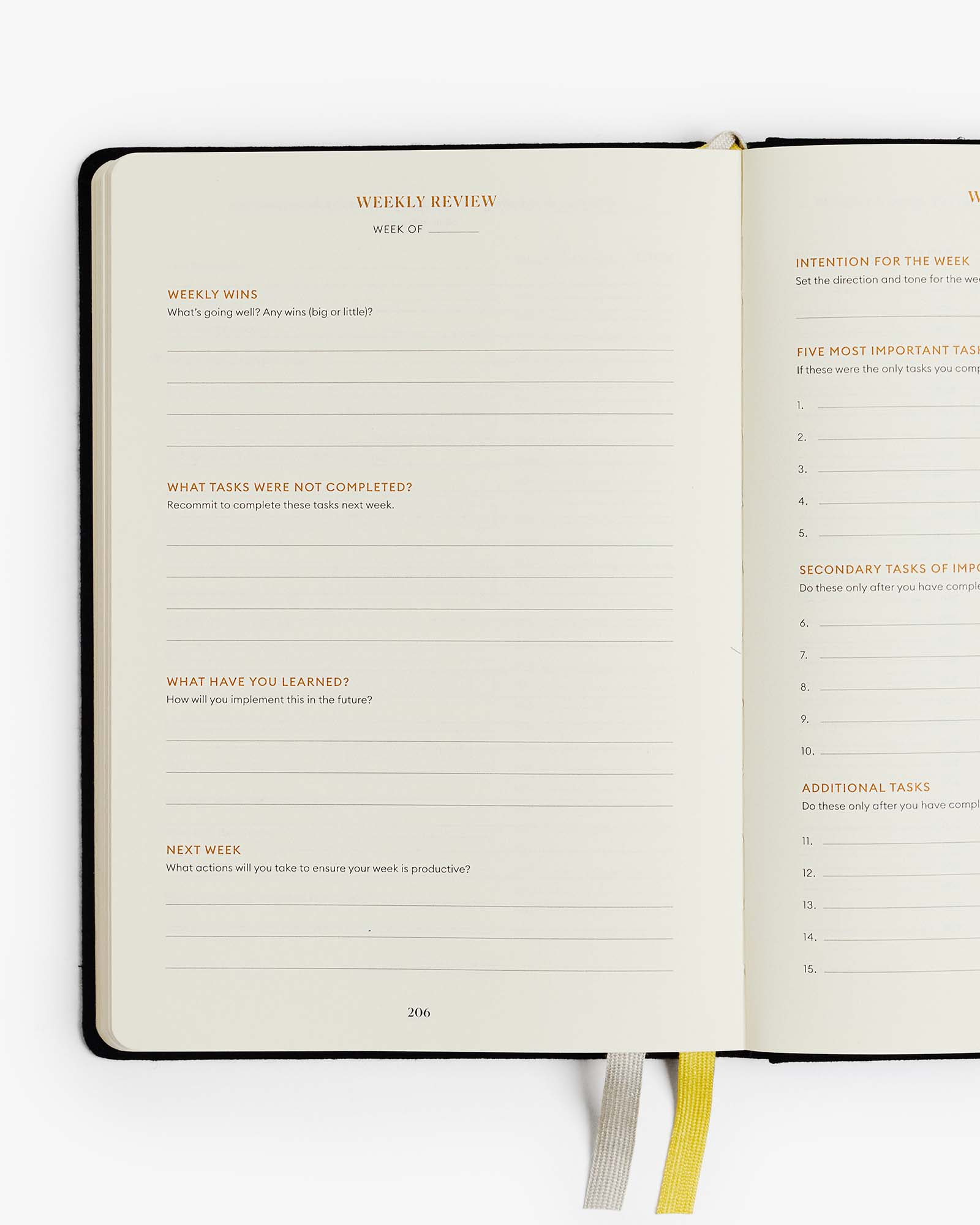 Productivity Planner Guided Structure Daily Planner to increase productivity stop procrastination and get more done in less time. Productivity journal.
