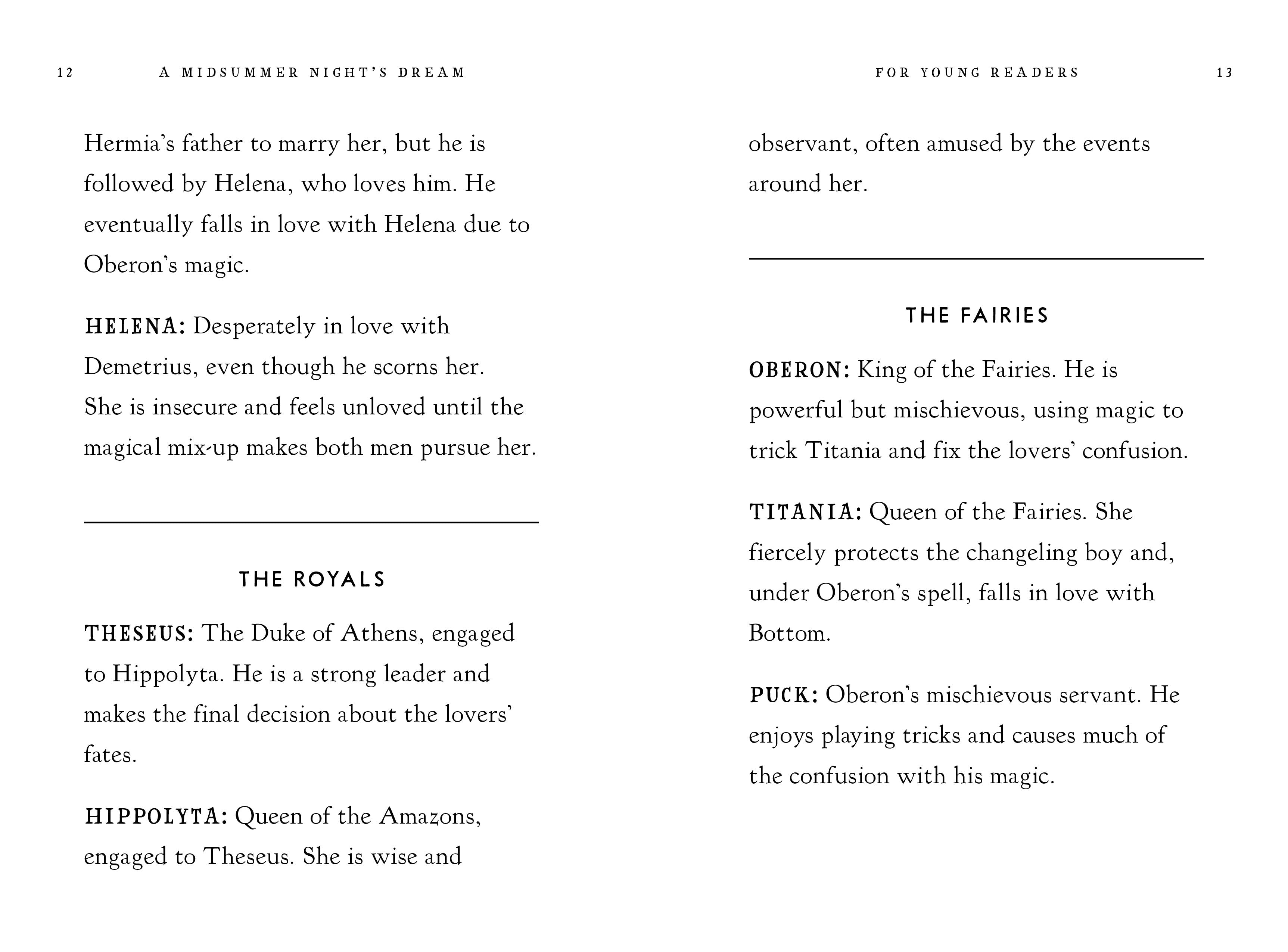 A Midsummer Night's Dream For Young Readers