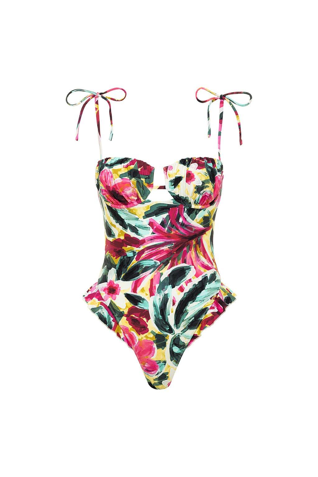 Coastal Grace Ruffle One-Piece
