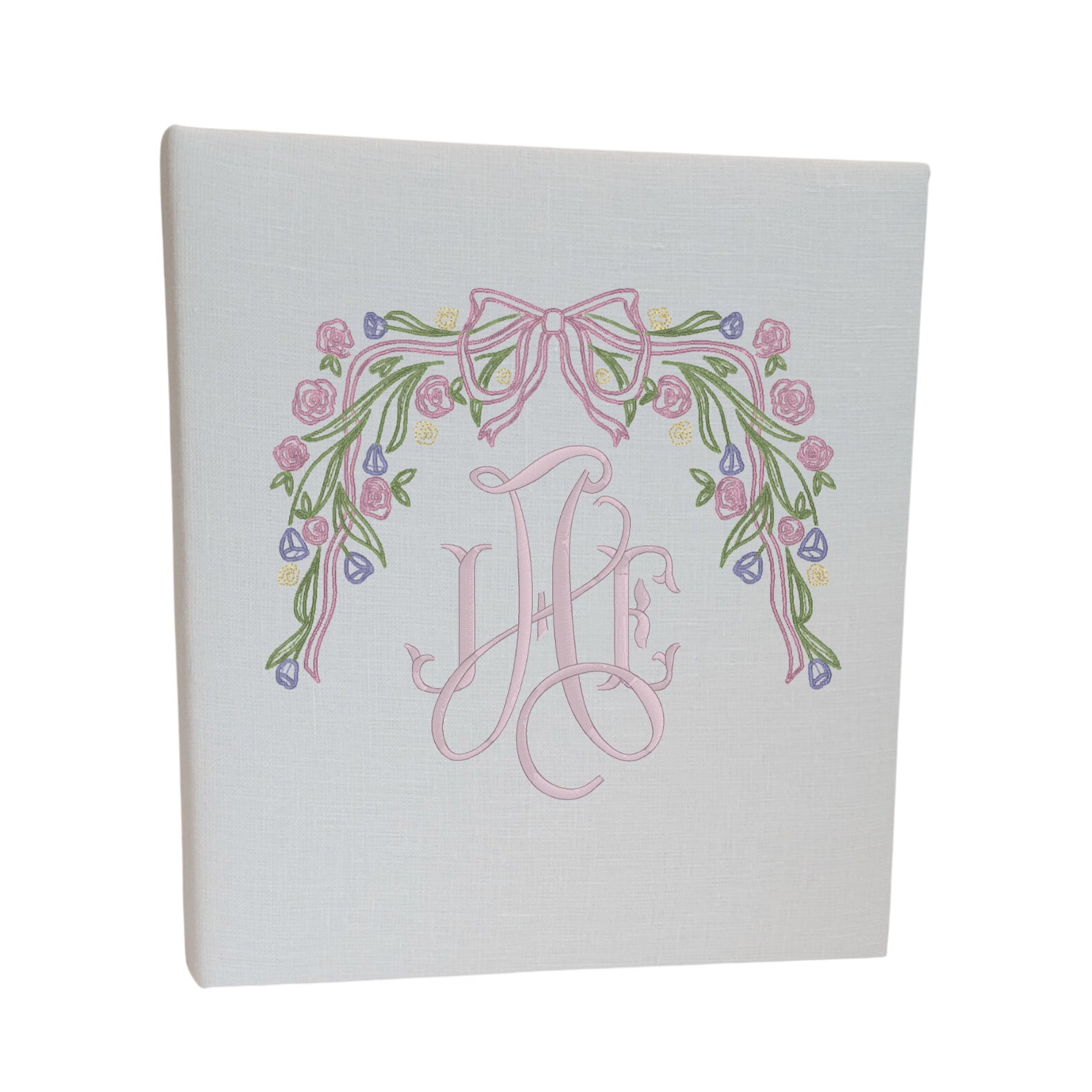Baby Memory Book - Ivory Linen (w/ Accent)