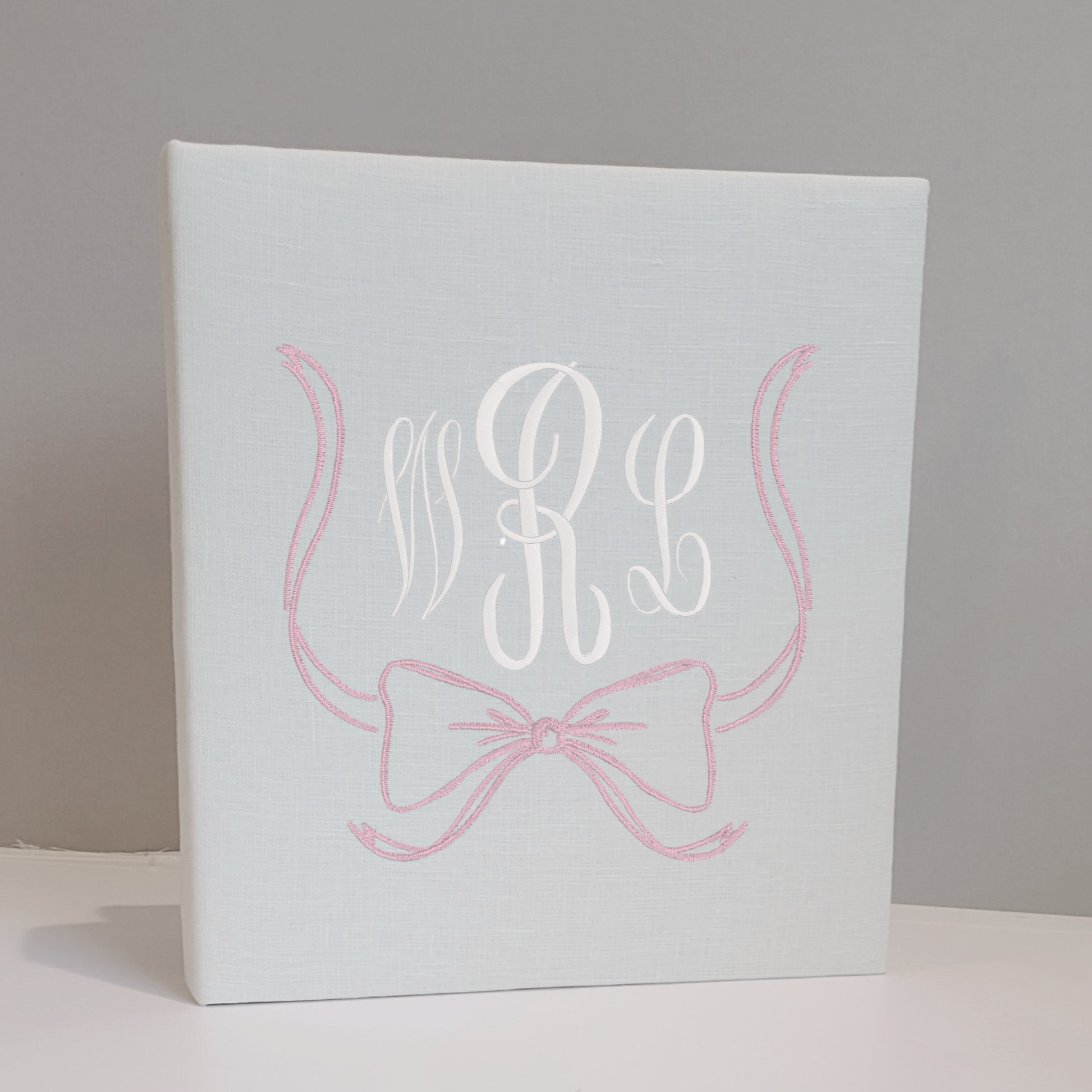 Baby Memory Book - Ivory Linen (w/ Accent)