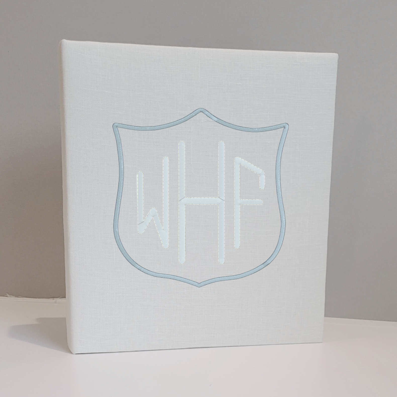 Baby Memory Book - Ivory Linen (w/ Accent)