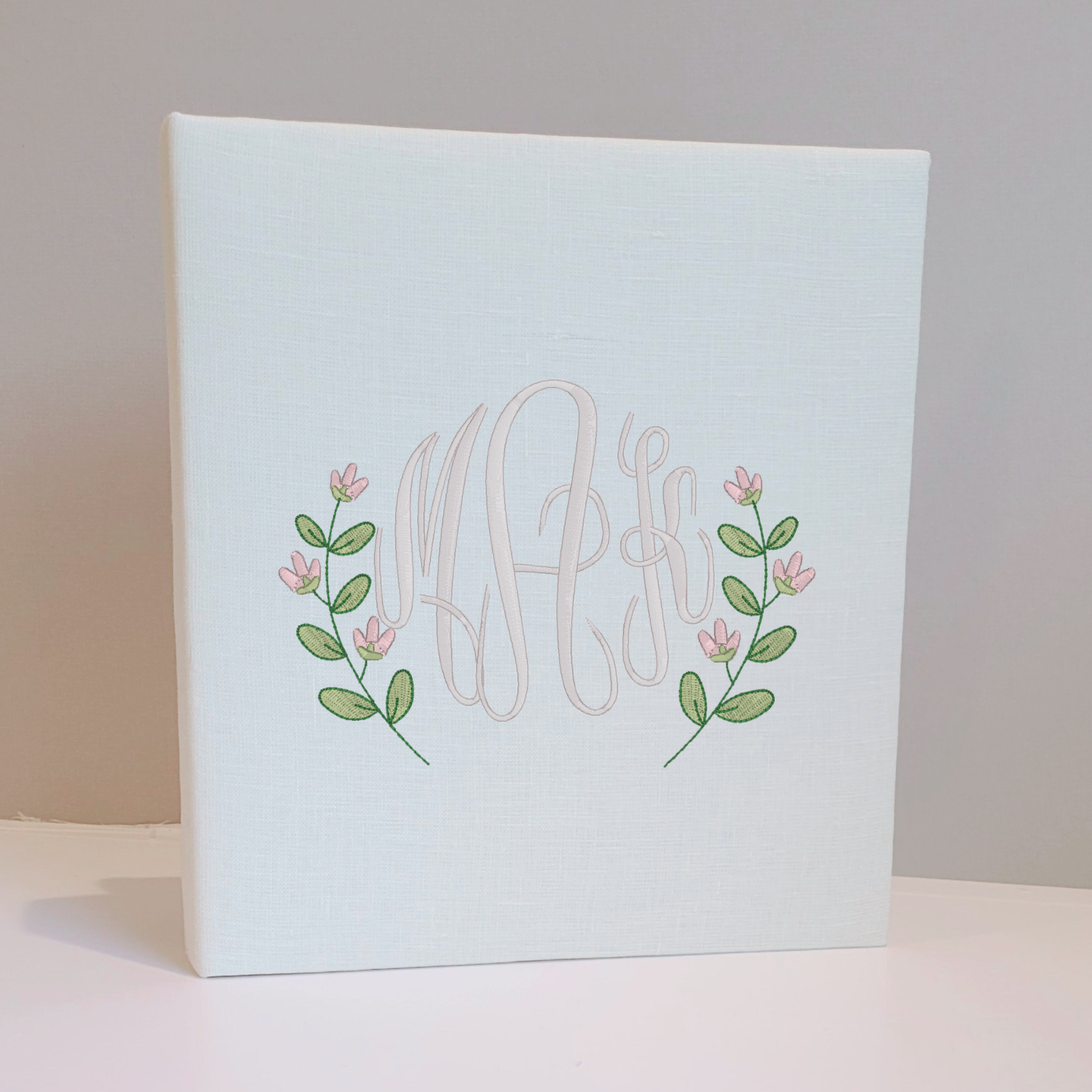 Baby Memory Book - Ivory Linen (w/ Accent)