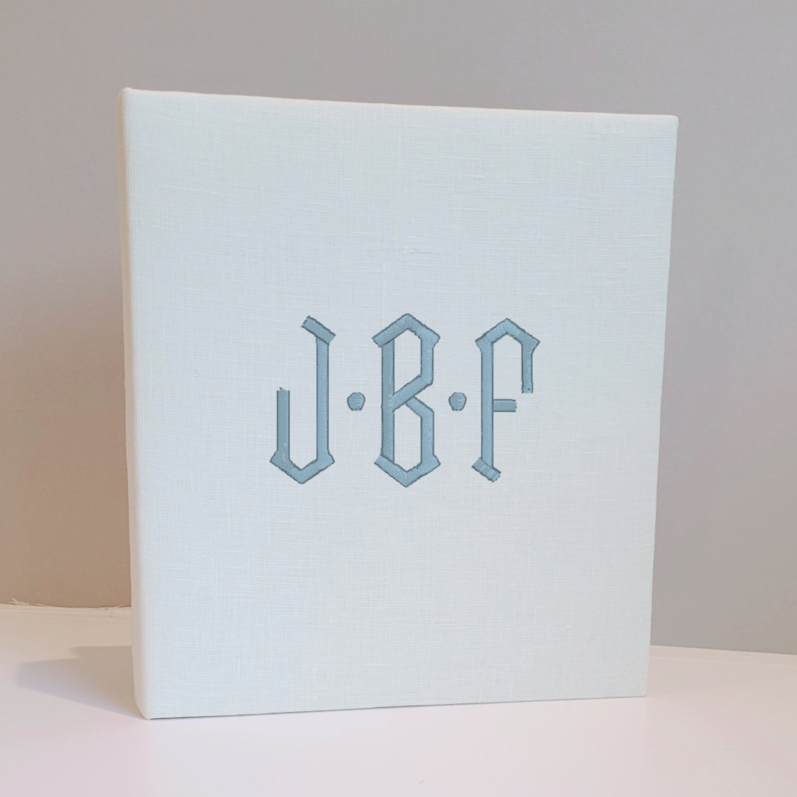 Baby Memory Book - Ivory Linen (w/ Accent)