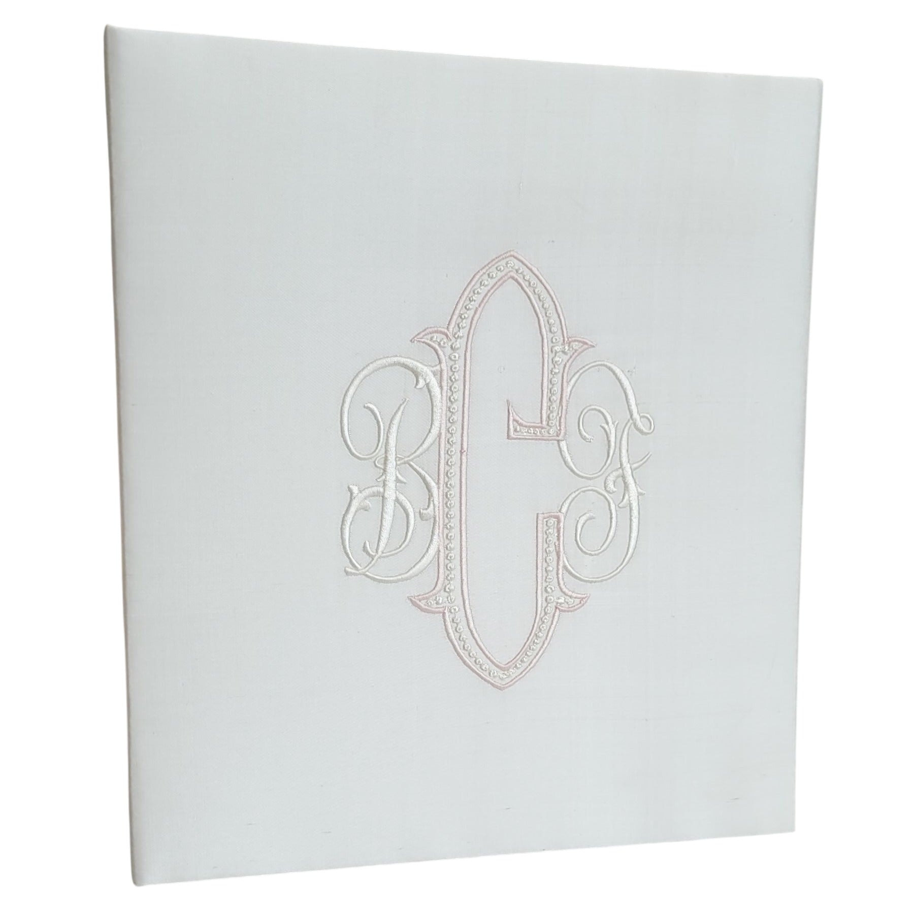Baby Memory Book - Ivory Silk (w/o Bow)