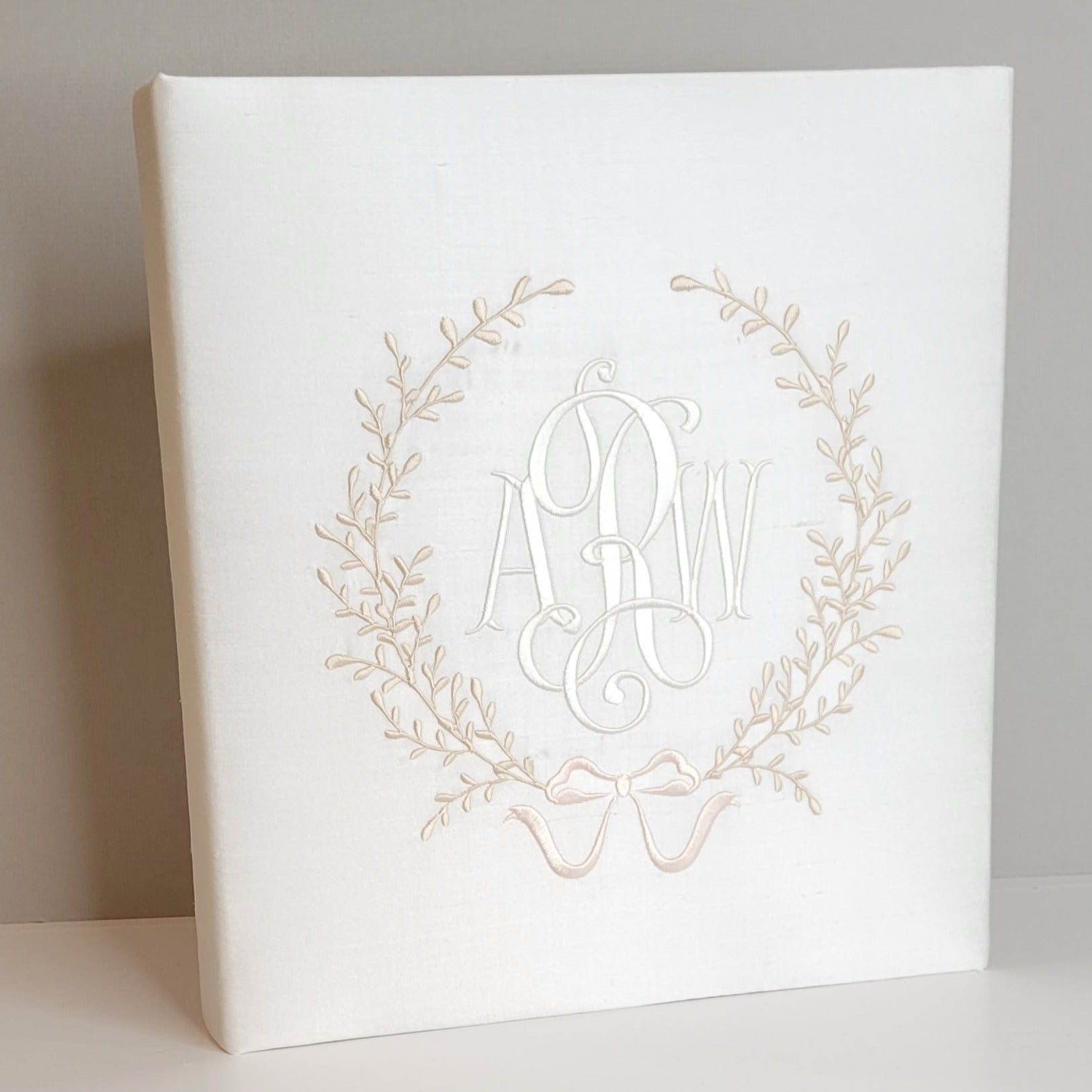 Baby Memory Book - Ivory Silk (w/ Accent)