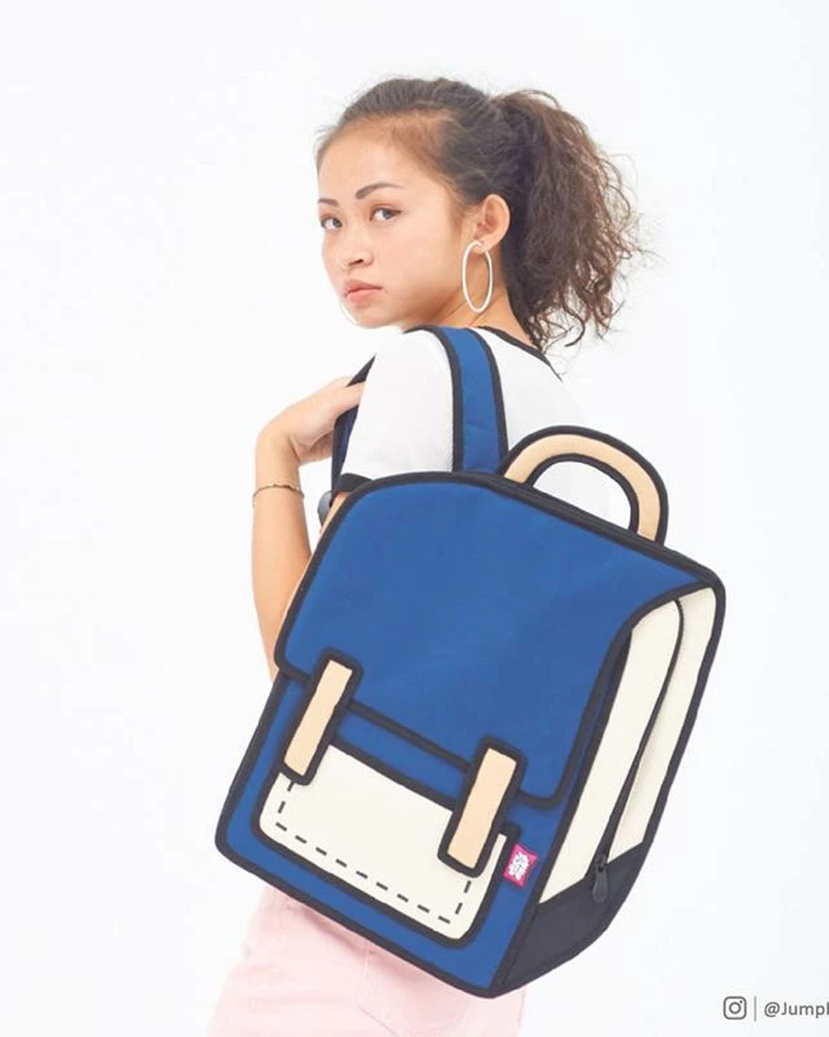 2d Backpack Spaceman Coo Coo Blue
