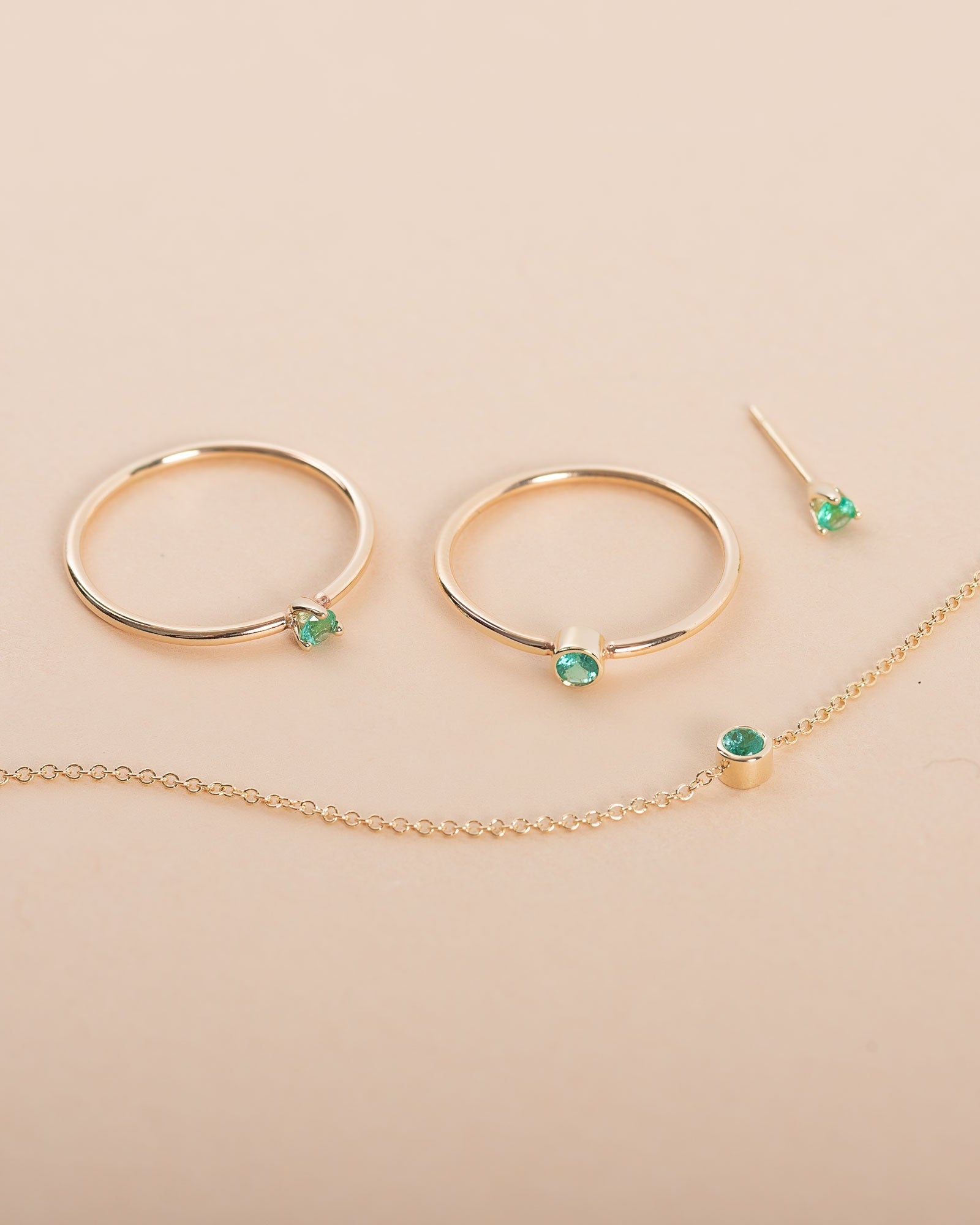 Birthstone Bezel Bracelet