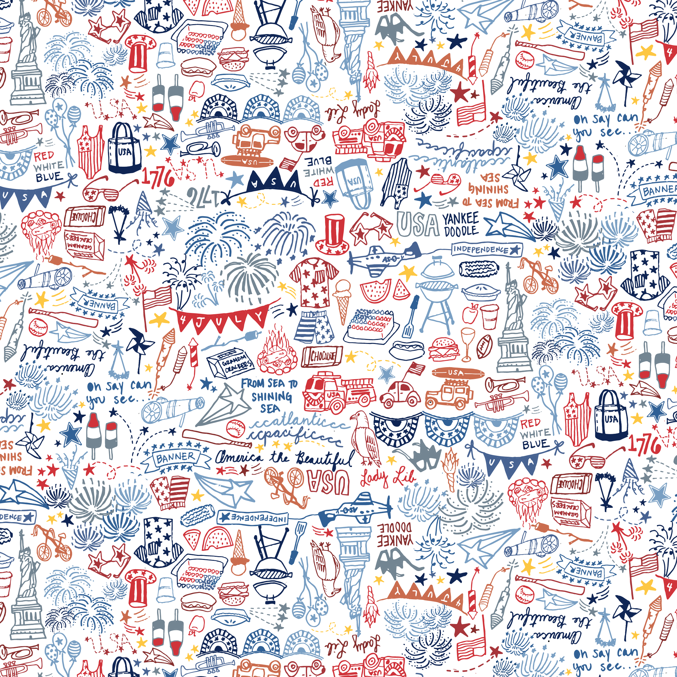 Usa Kid's Pocket Tee
