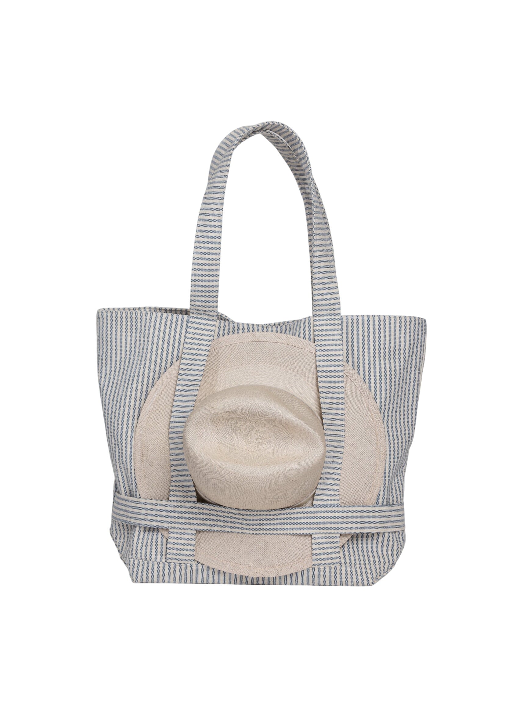 The Original Canvas Traveler Bag- Navy Stripe