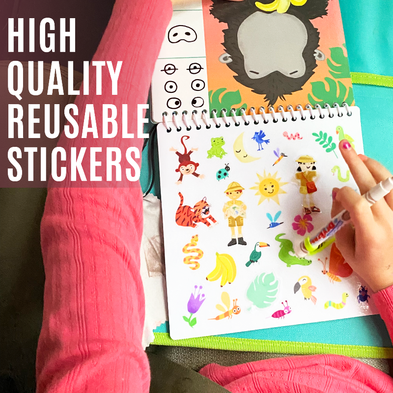 Totebook Kids Dry Erase Activity Kit - Set Of 2 Books