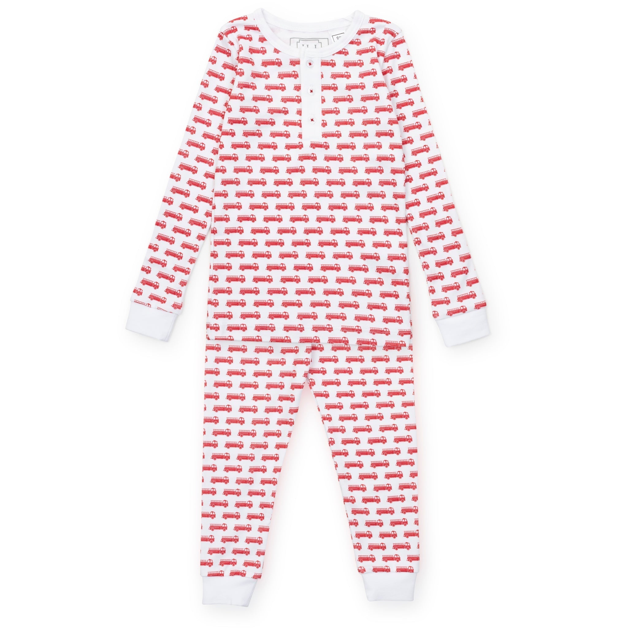 Jack Boys' Pajama Pant Set - Fire Truck Red