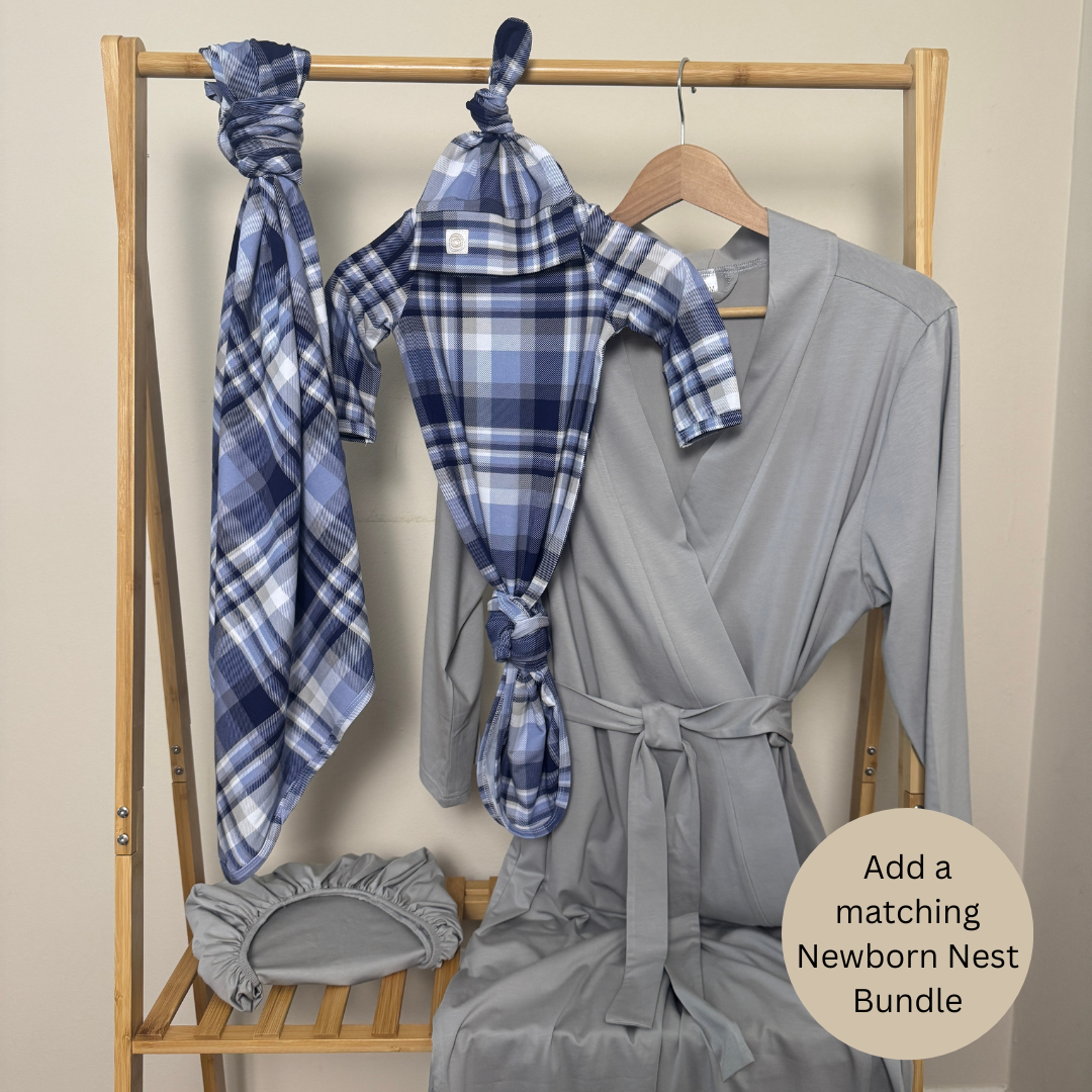 Mommy Robe - Solid Gray