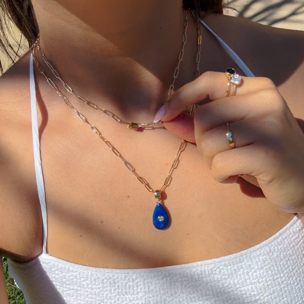 Jessa Lock Necklace