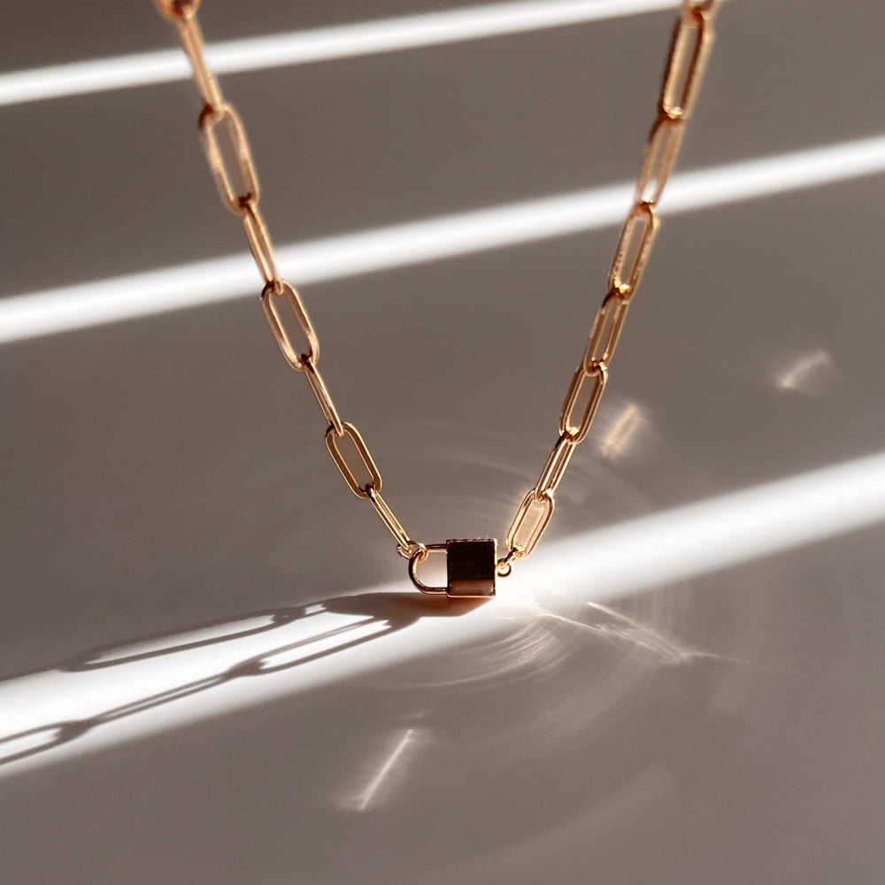 Jessa Lock Necklace