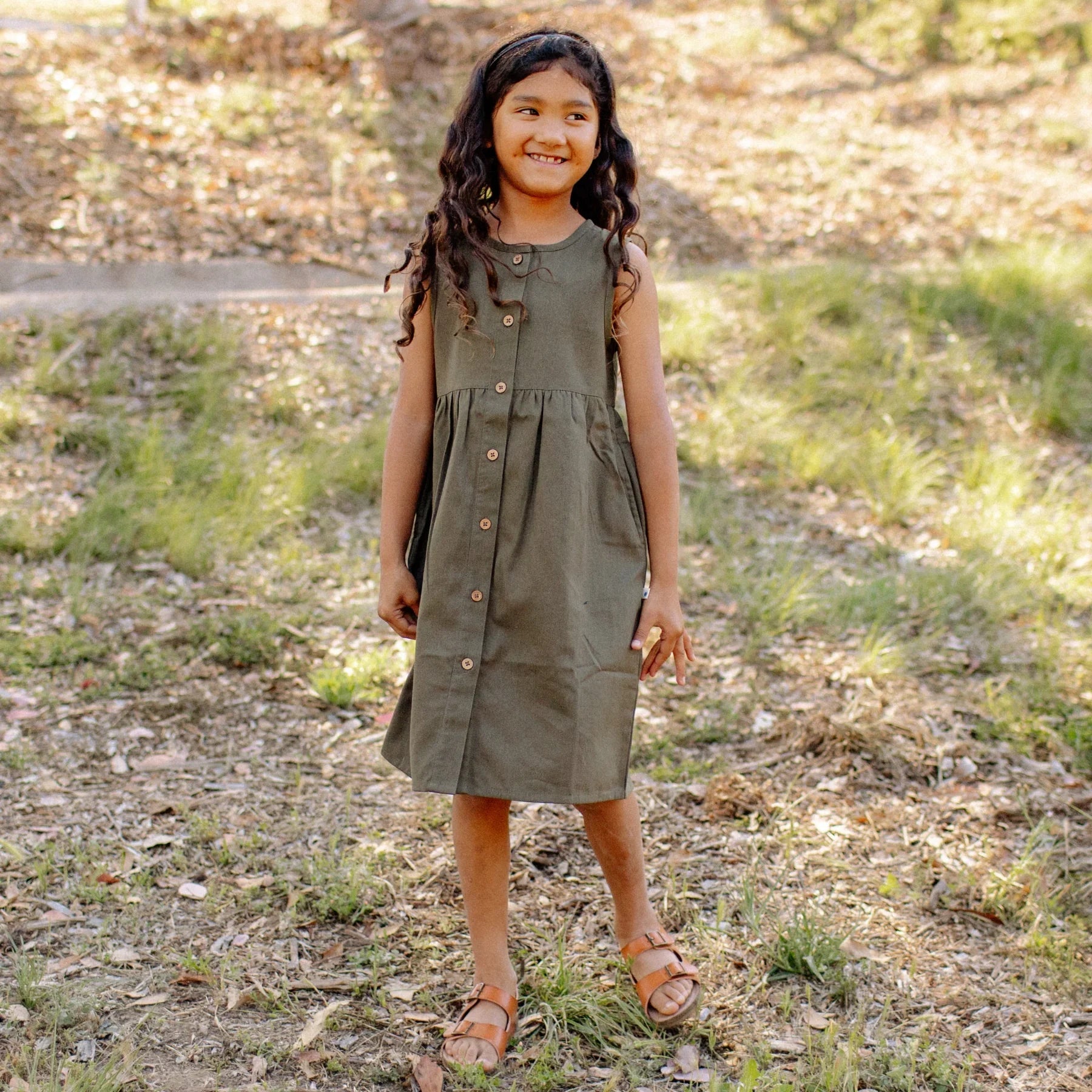 Jo Dress- Dark Olive