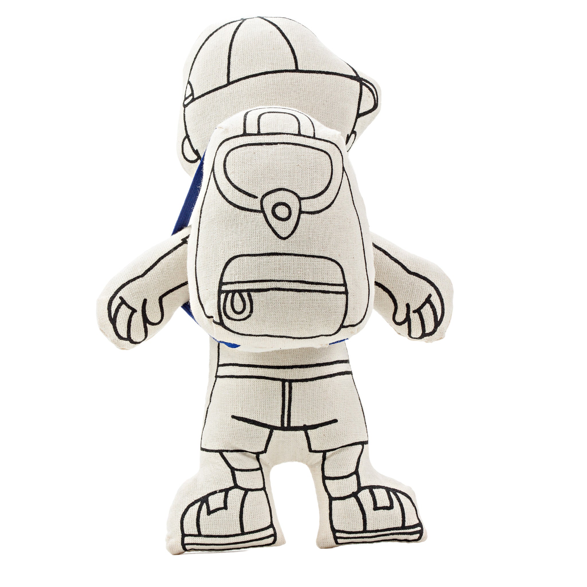 : Boy With Cap - Colorable And Washable Doll For Creative Play