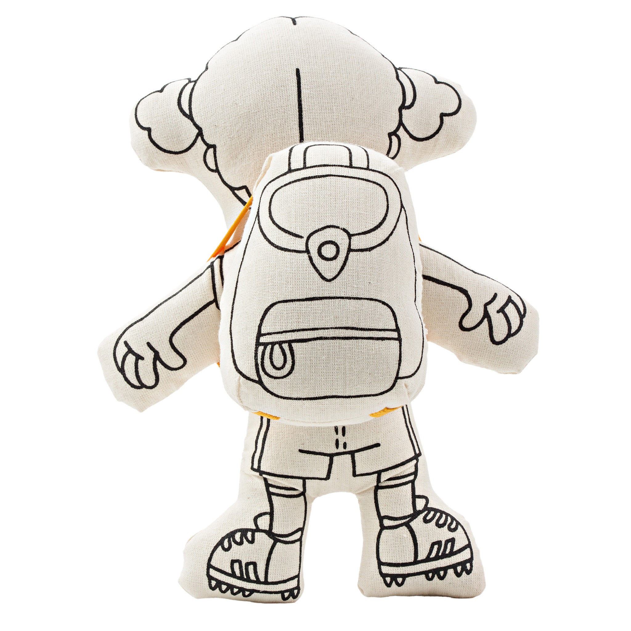 Soccer Series: Soccer Girl With Pigtails Doll - Colorable And Washable For Creative Play