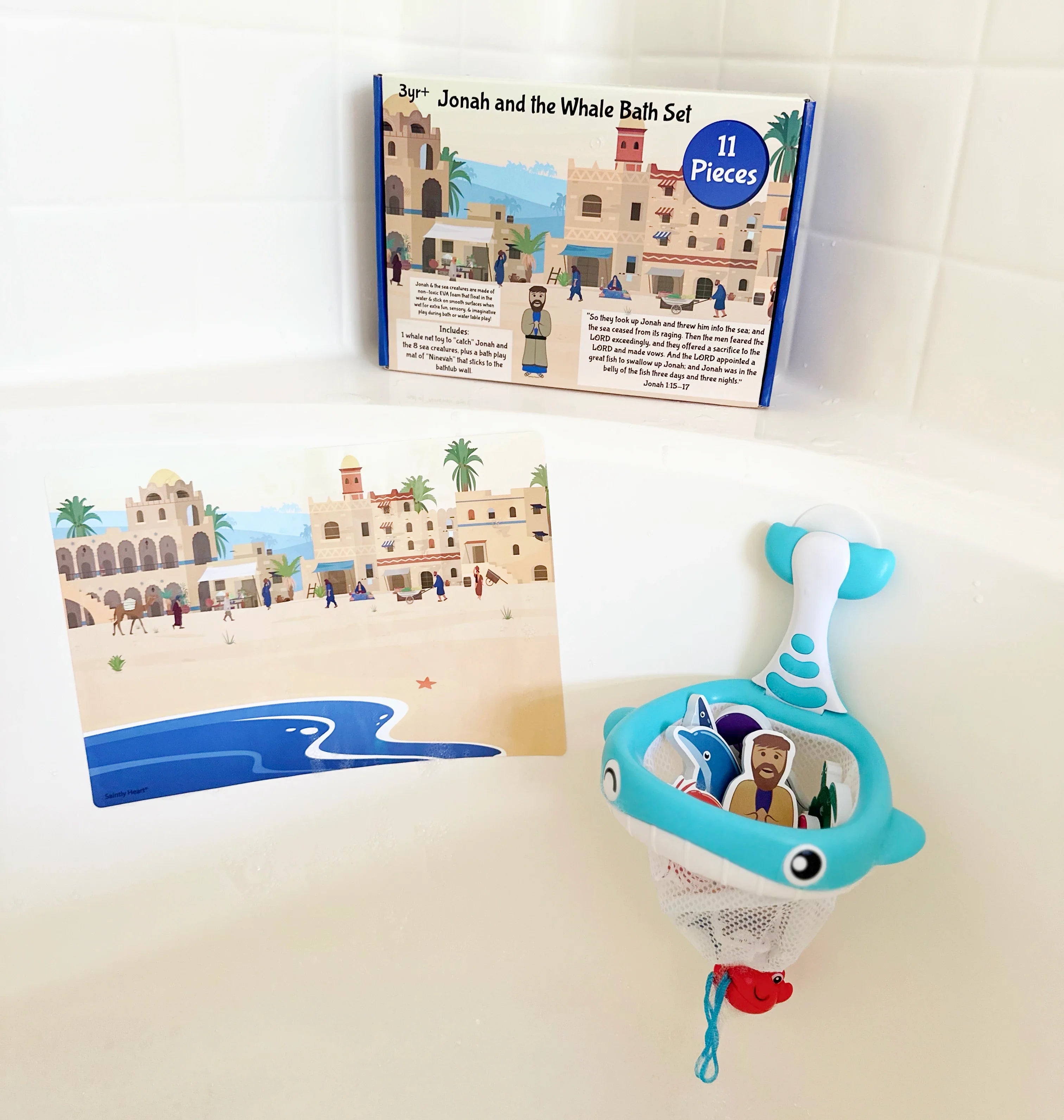 Jonah And The Whale Bath Set