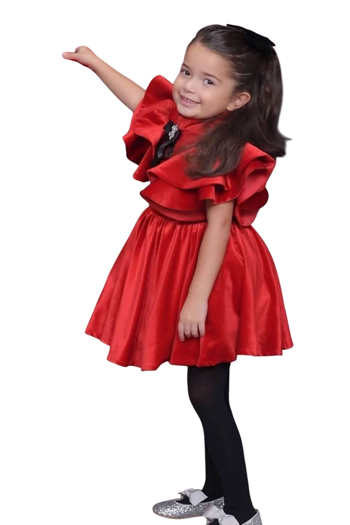 Josephine Red Party Dress