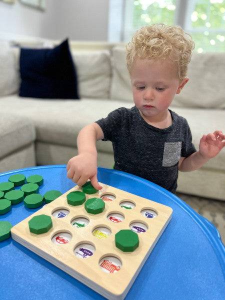 Memory Moves Montessori Matching Game