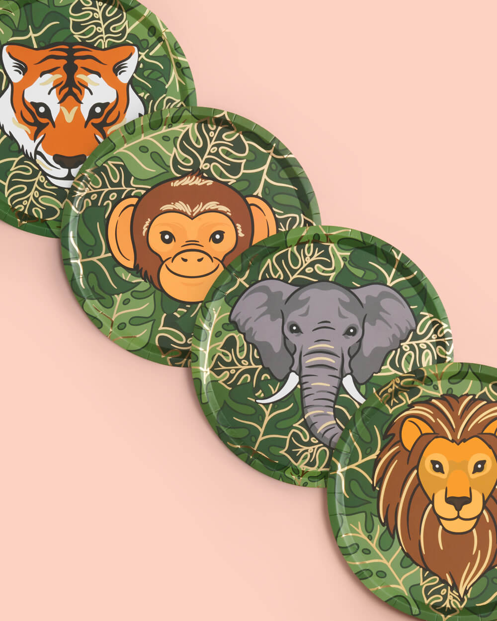 Party Animal Plates - 24 Paper Plates