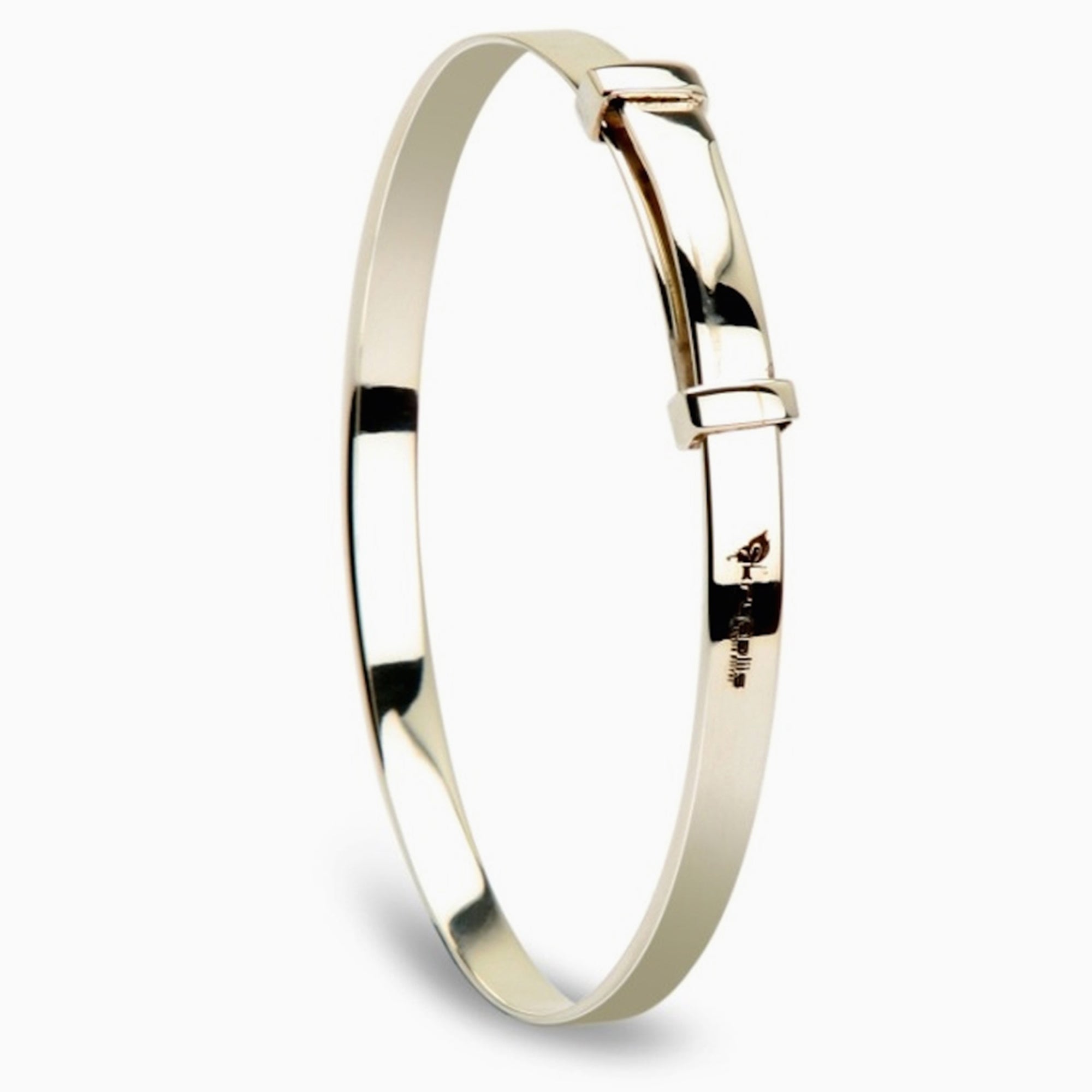 Sterling Silver Baby Extensible Bracelet Bangle By Krysaliis
