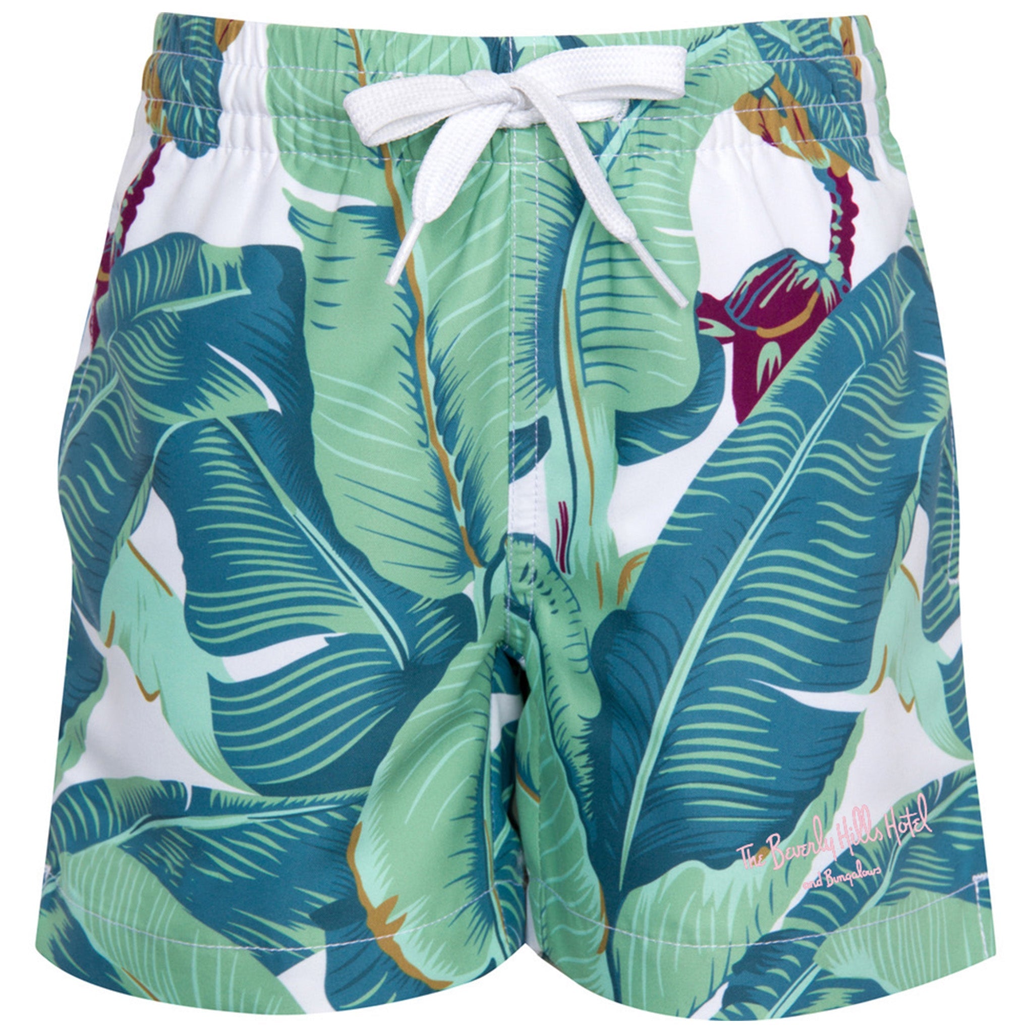 Kids Martinique® Banana Leaf Swim Shorts