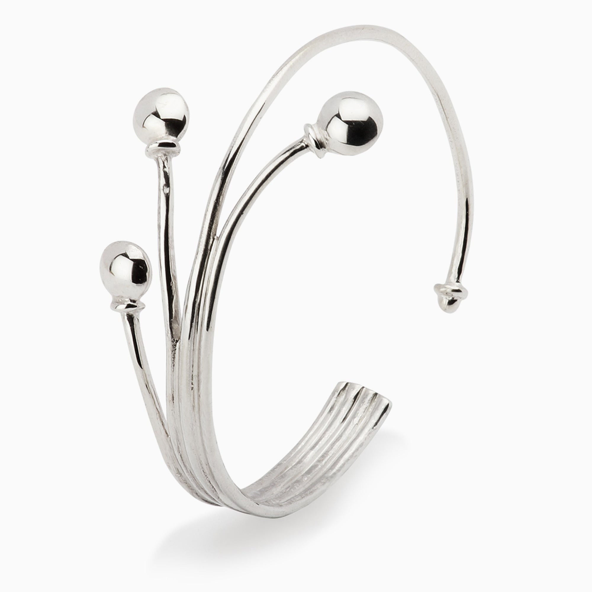 Sterling Silver Baby Branching Love Bracelet Bangle By Krysaliis