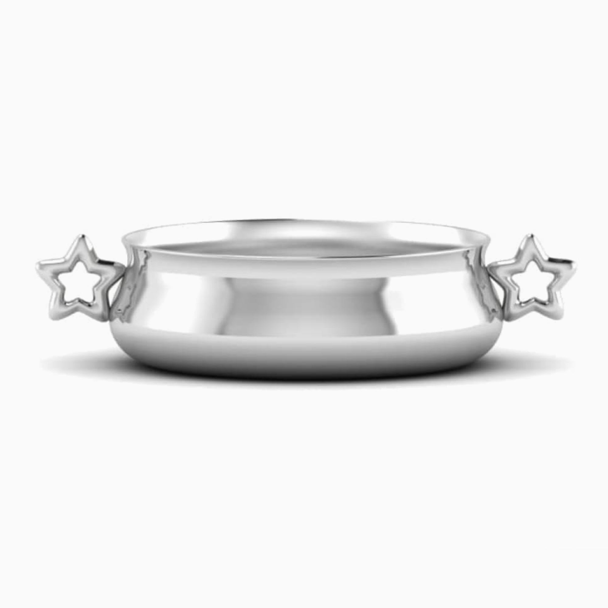 Star Silver Plated Baby Porringer By Krysaliis