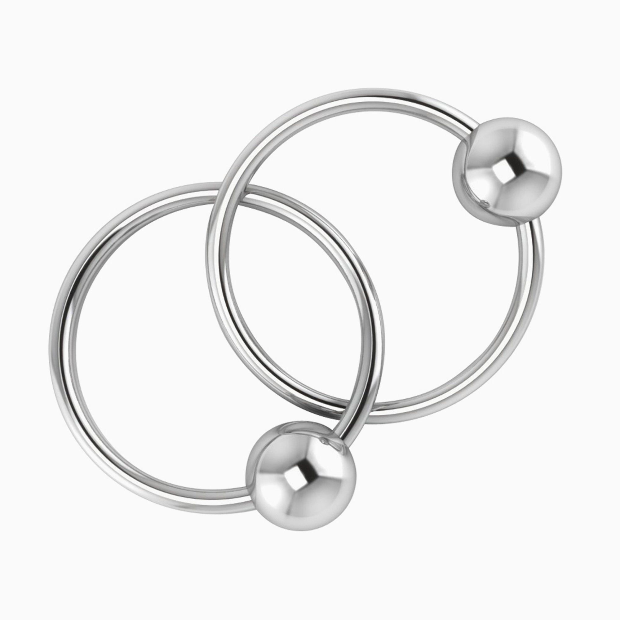 Krysaliis Sterling Silver Baby Teether Rattle - 2 Ring