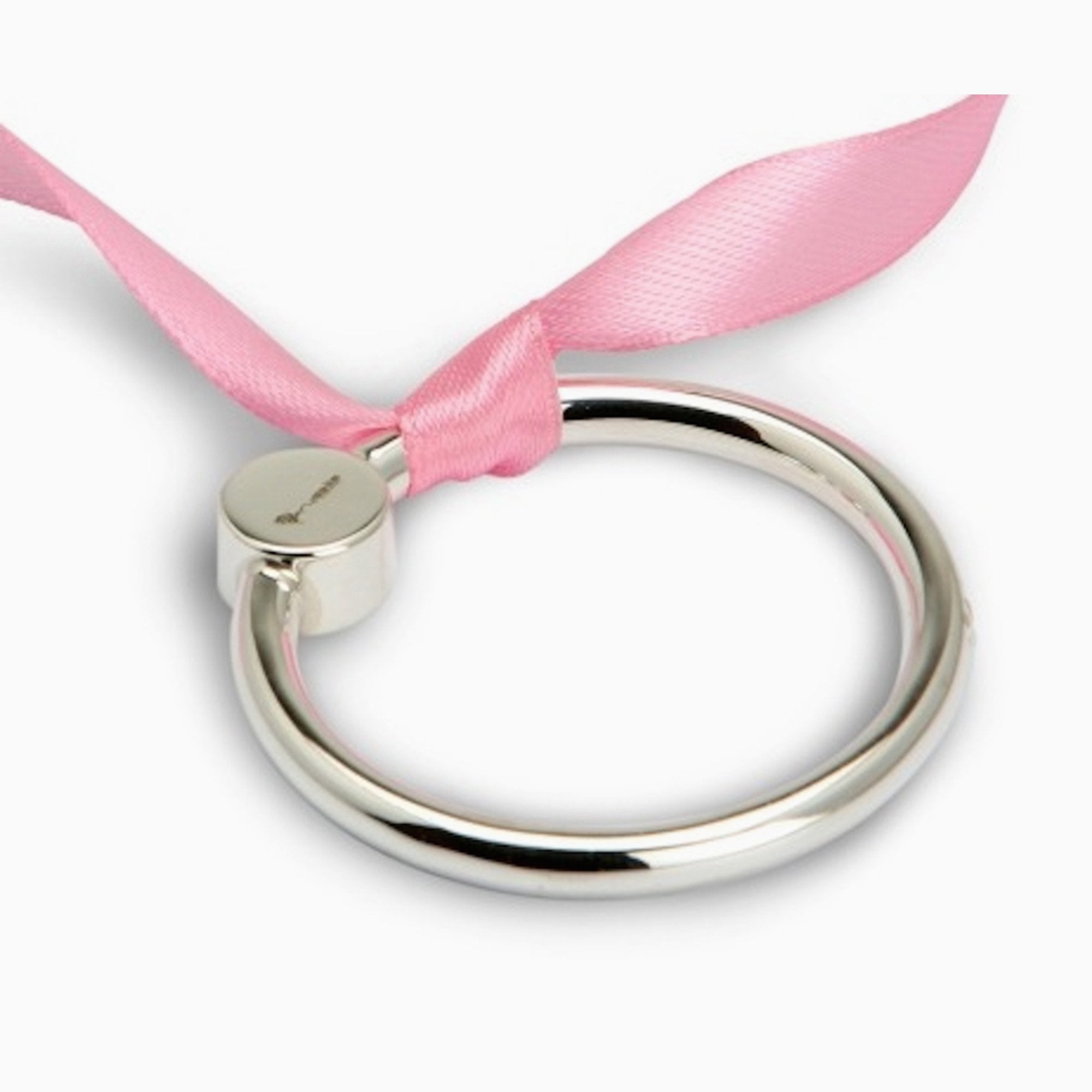 Krysaliis Sterling Silver Teether Rattle - Flat Ring
