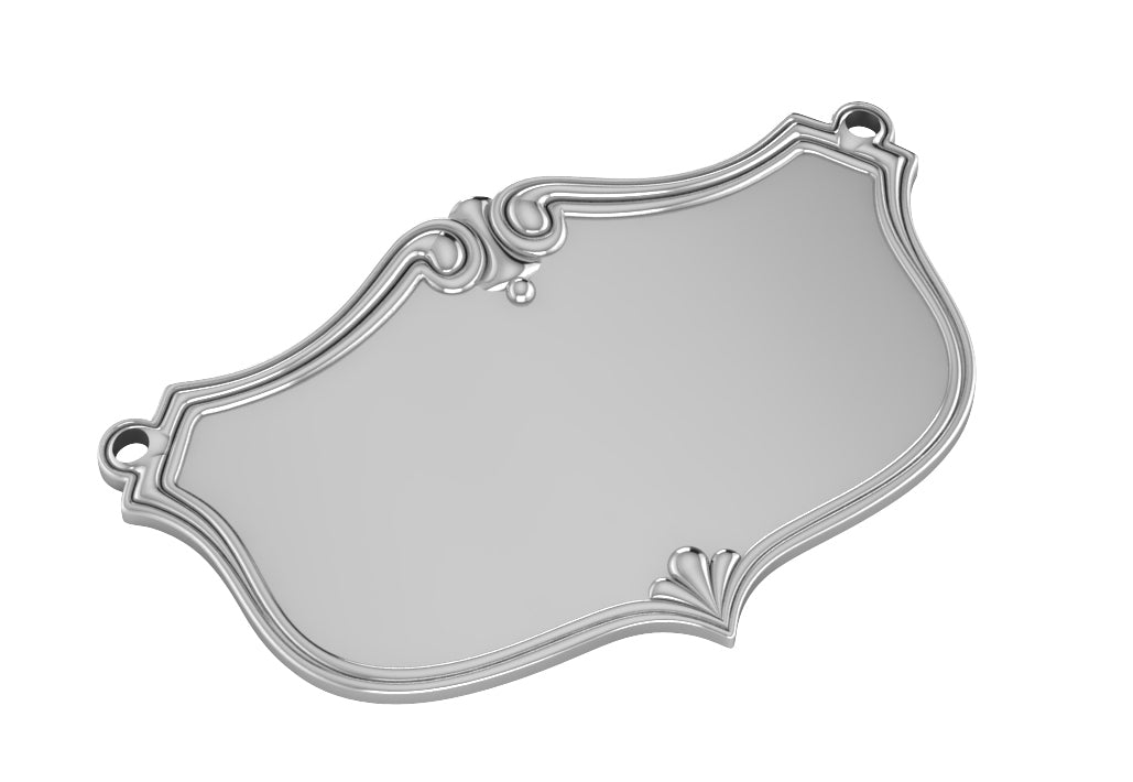 Krysaliis Vintage Engravable Silver Plated Decanter Labels